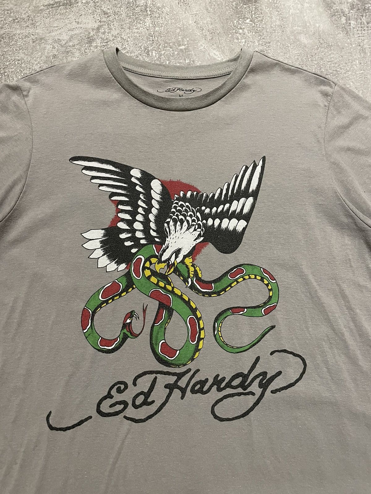Christian Audigier × Ed Hardy × Vintage Vintage Ed Hardy T-Shirt Y2K Size US M / EU 48-50 / 2 - 2 Thumbnail