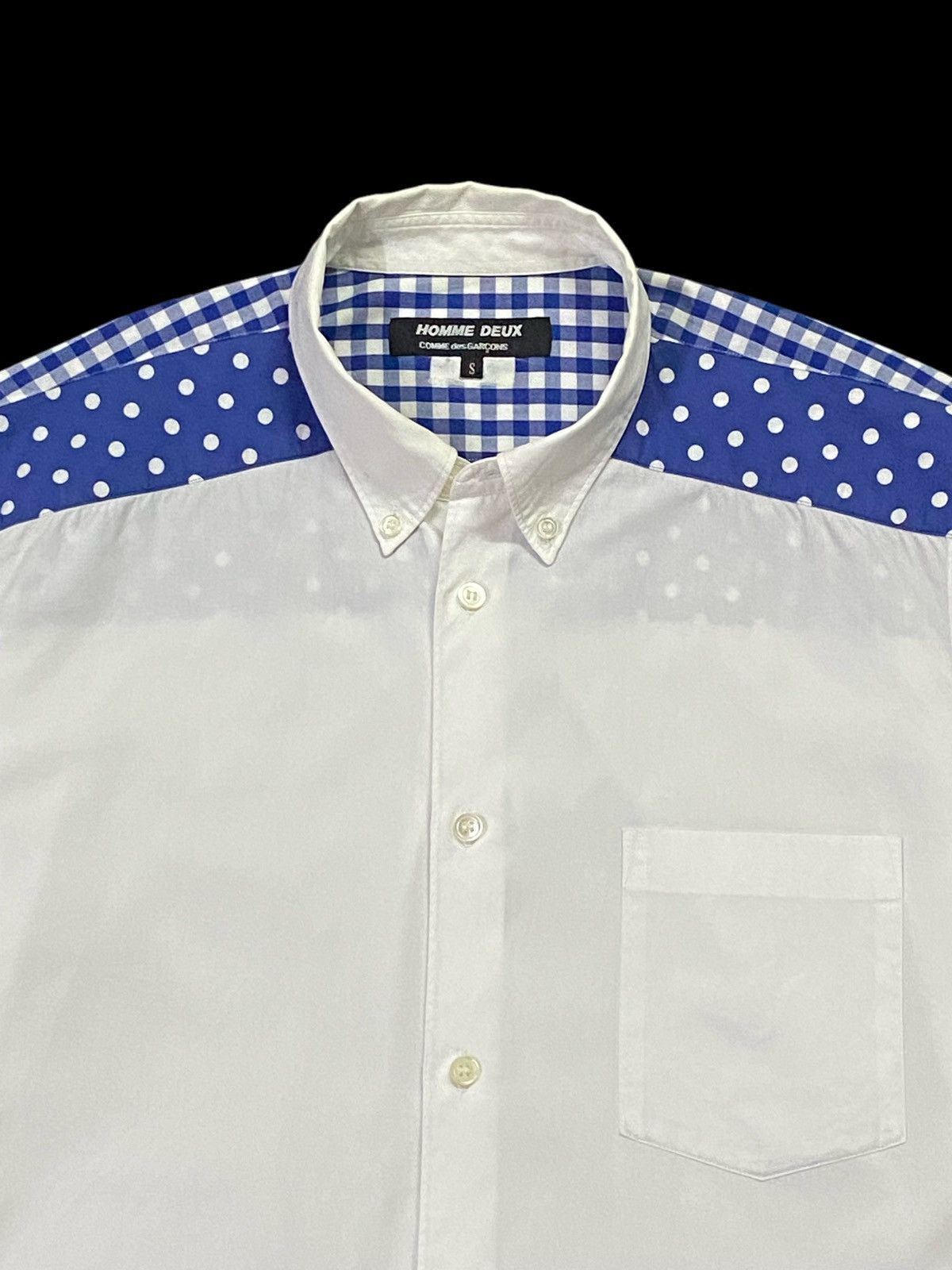 Comme des Garcons AD2013 Comme Des Garçons Homme Deux Shirt Button Ups Size US S / EU 44-46 / 1 - 14 Thumbnail