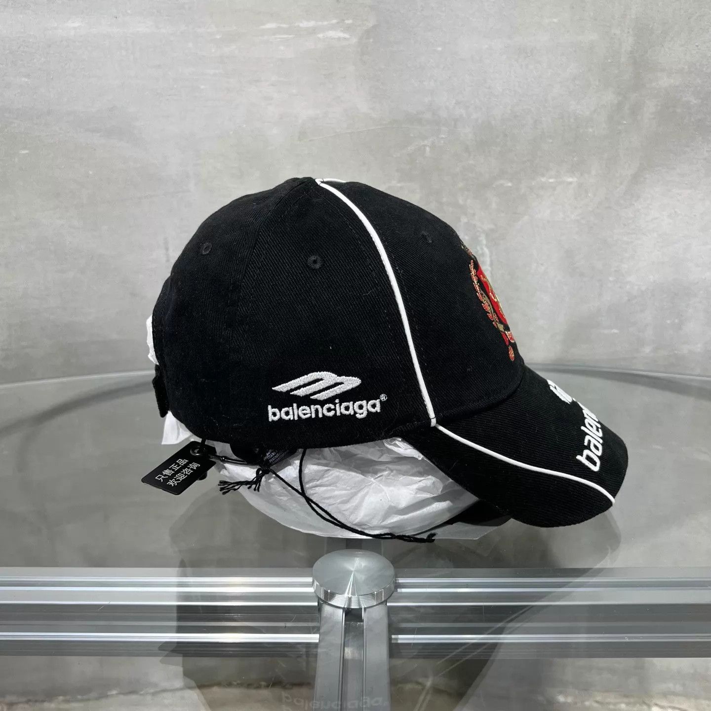 Balenciaga BALENCIAGA Manchester United #10 baseball cap L Size ONE SIZE - 4 Thumbnail