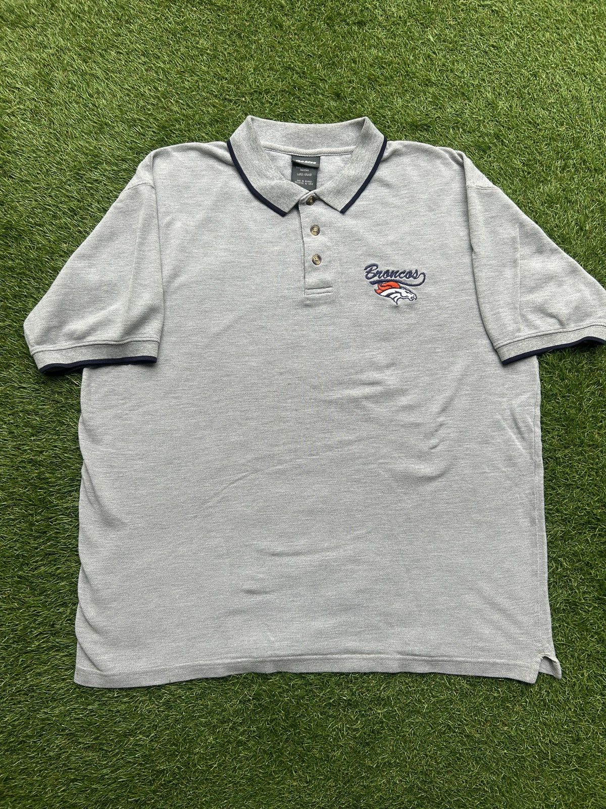 NFL Vintage 90’s Denver Broncos Polo Shirt Size US L / EU 52-54 / 3 - 2 Thumbnail
