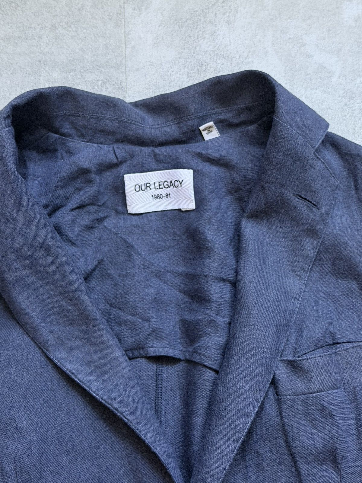 Our Legacy Our Legacy Ramie Unconstructed Blazer SS11 French Workwear Size US S / EU 44-46 / 1 - 4 Thumbnail