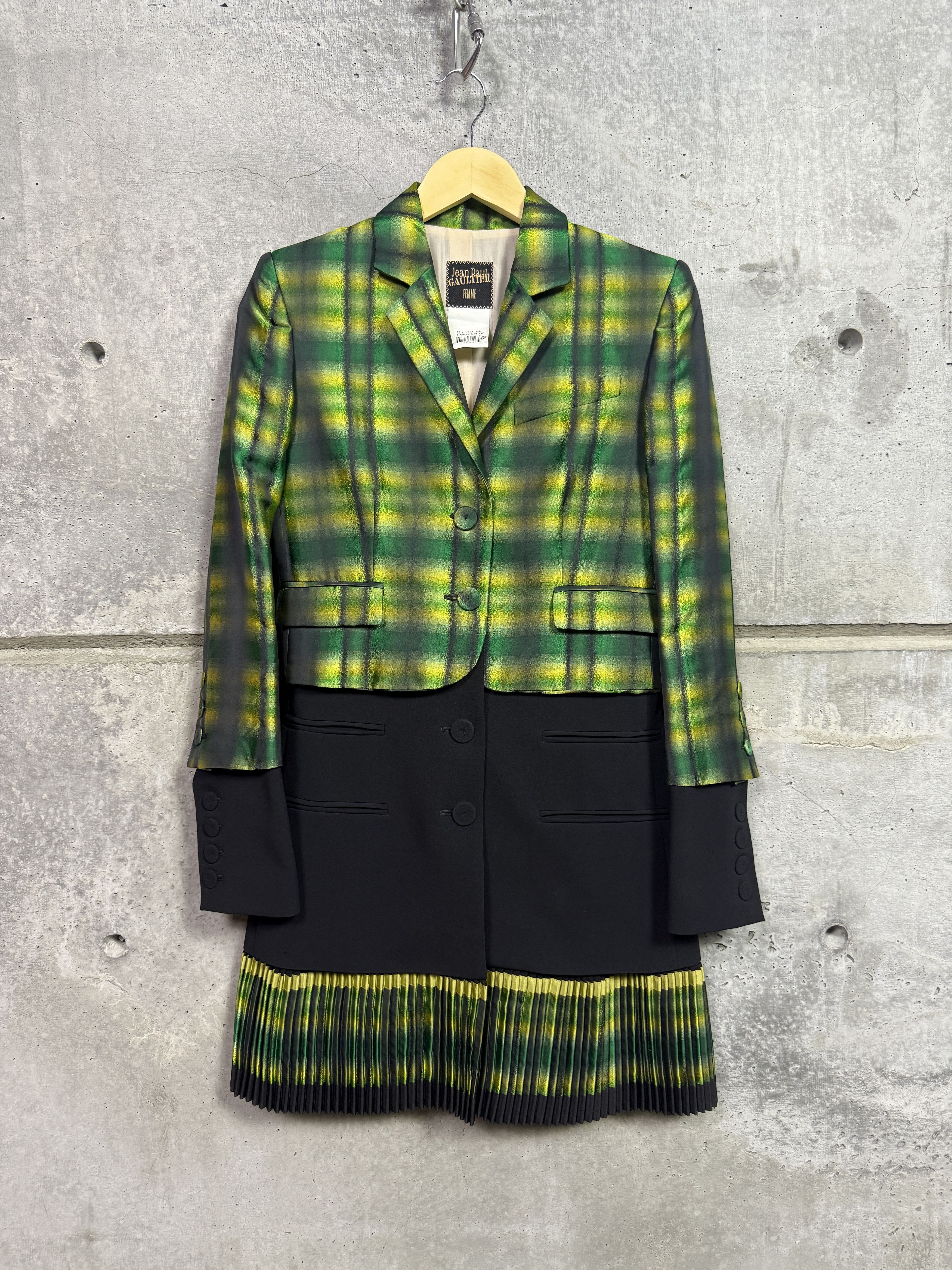 Jean Paul Gaultier Vintage Jean Paul Gaultier Plaid Ruffle Skirt Jacket 6 Size M / US 6-8 / IT 42-44 - 1 Thumbnail