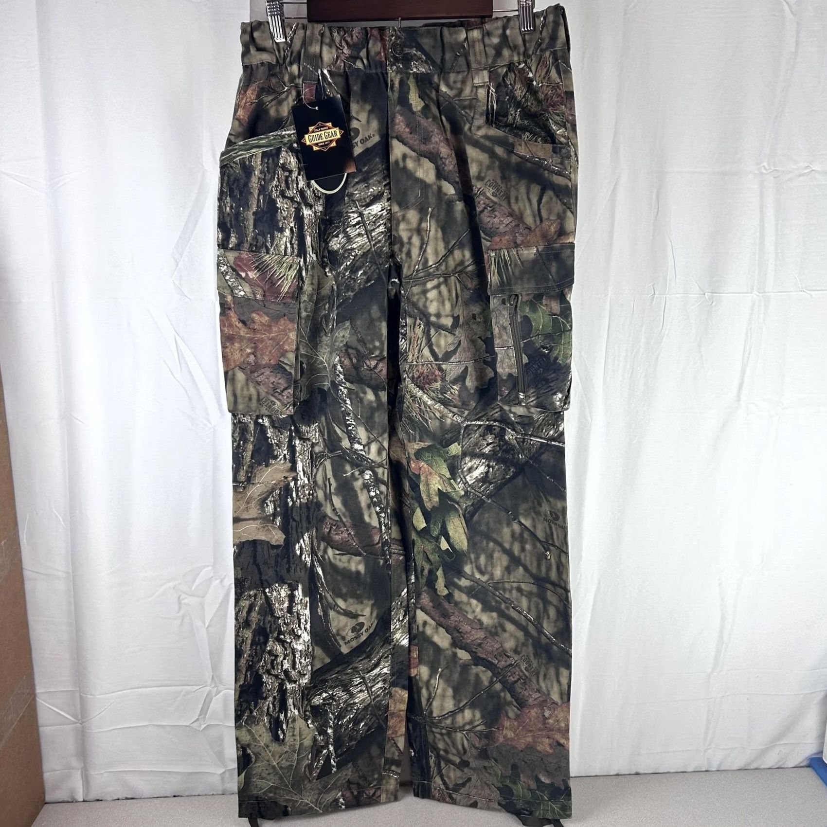 Vintage Guide Gear Pants Mens Large Camouflage Mossy Oak Camo Hunting Outdoor Cargo Shirt? Size US 33 - 2 Thumbnail