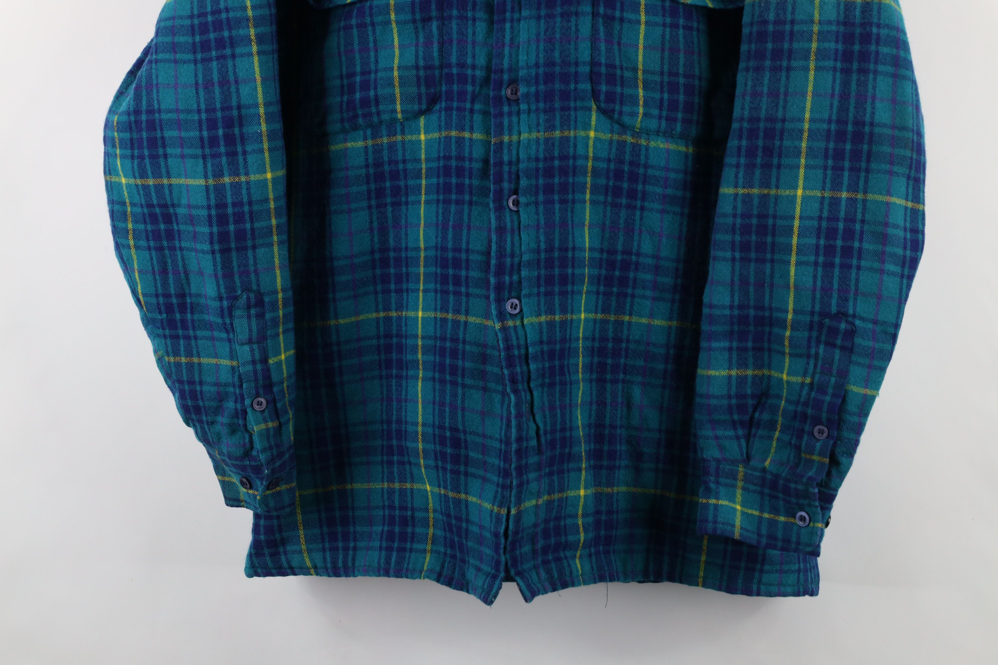 Vintage Vintage 90s Streetwear Blend Button Shirt Jacket Jac Shirt Size US L / EU 52-54 / 3 - 3 Thumbnail