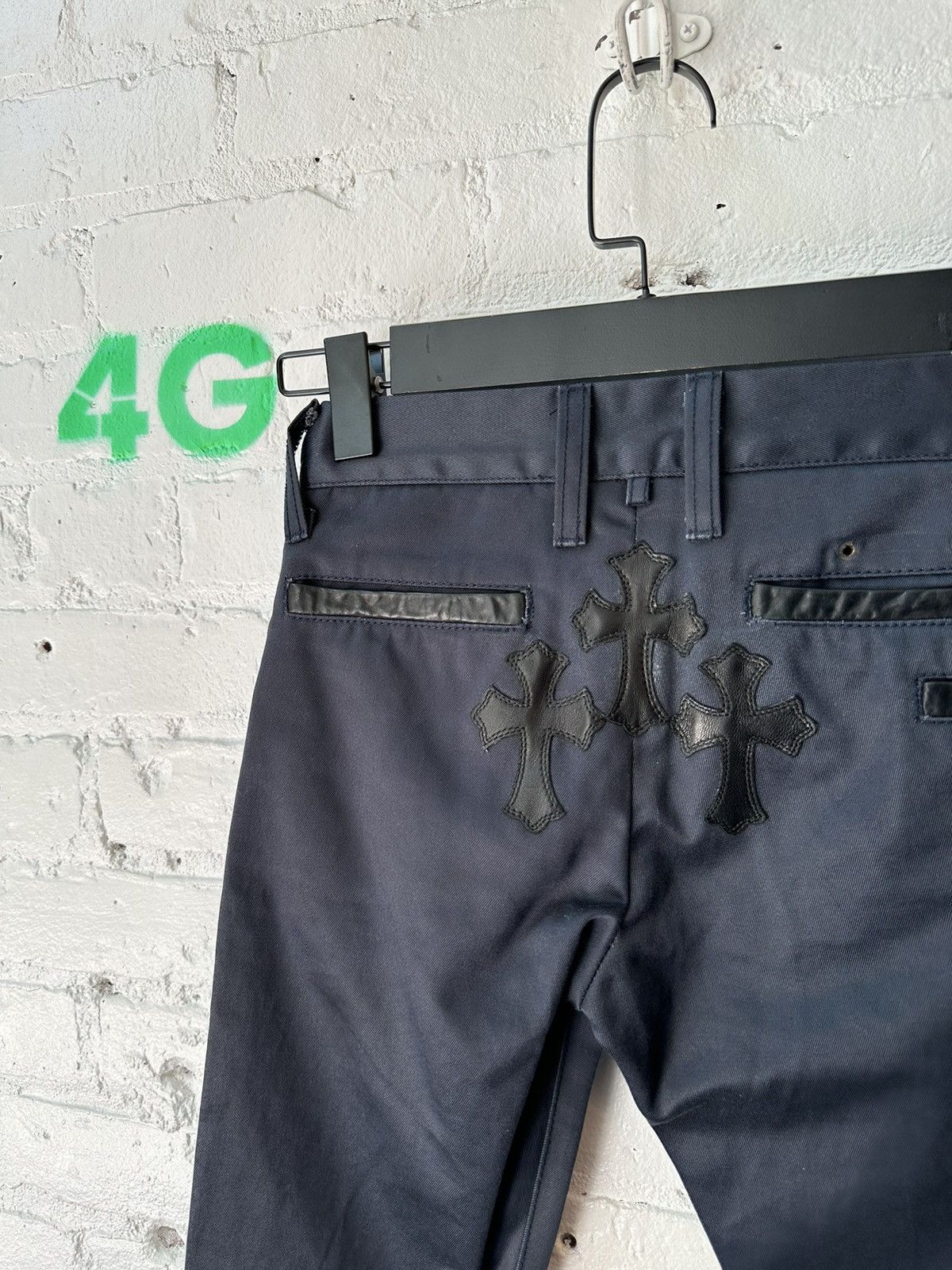 Chrome Hearts CHROME HEARTS KRISTIAN. J. STARK VINTAGE KIDS PANTS Size US 26 / EU 42 - 1 Thumbnail
