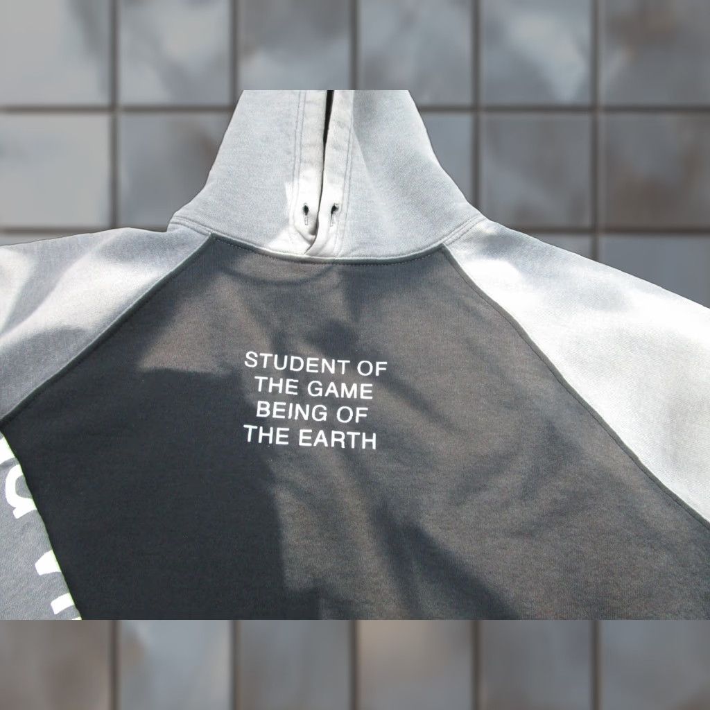 Vintage VINTAGE Earthling VIP Hoodie Mens XL Black Student Of The Game Graphic Pullover Earth Size US XL / EU 56 / 4 - 1 Thumbnail