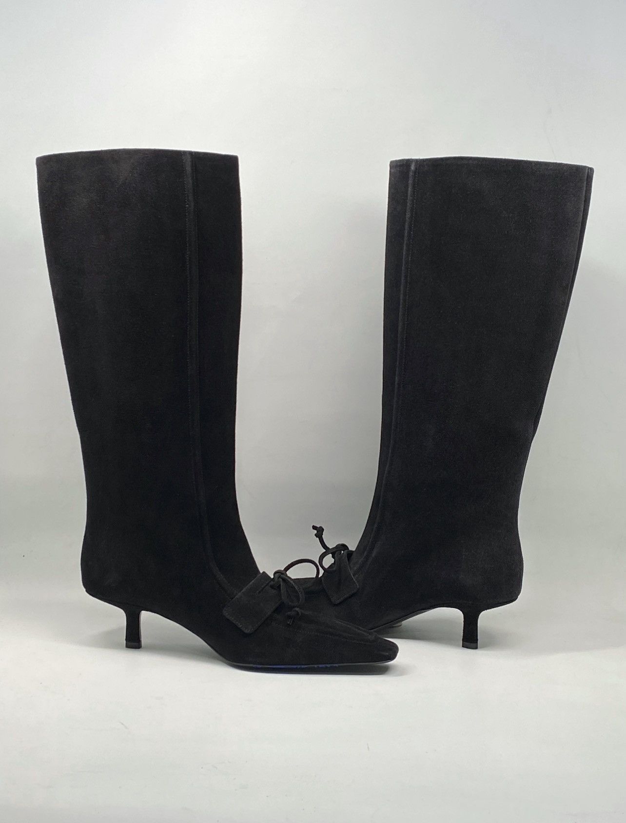 Burberry Burberry Storm Tall Suede Boots size 37 Size US 7 / IT 37 - 3 Thumbnail