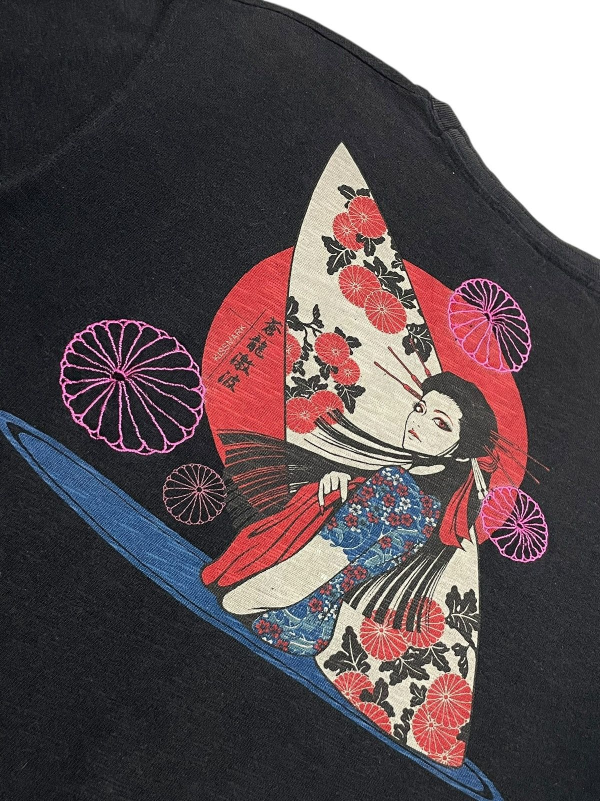 Hysteric Glamour × Japanese Brand × Vintage Kissmark Geisha Embroidery Umbrella Yakuza Japanese Culture Size US M / EU 48-50 / 2 - 5 Thumbnail
