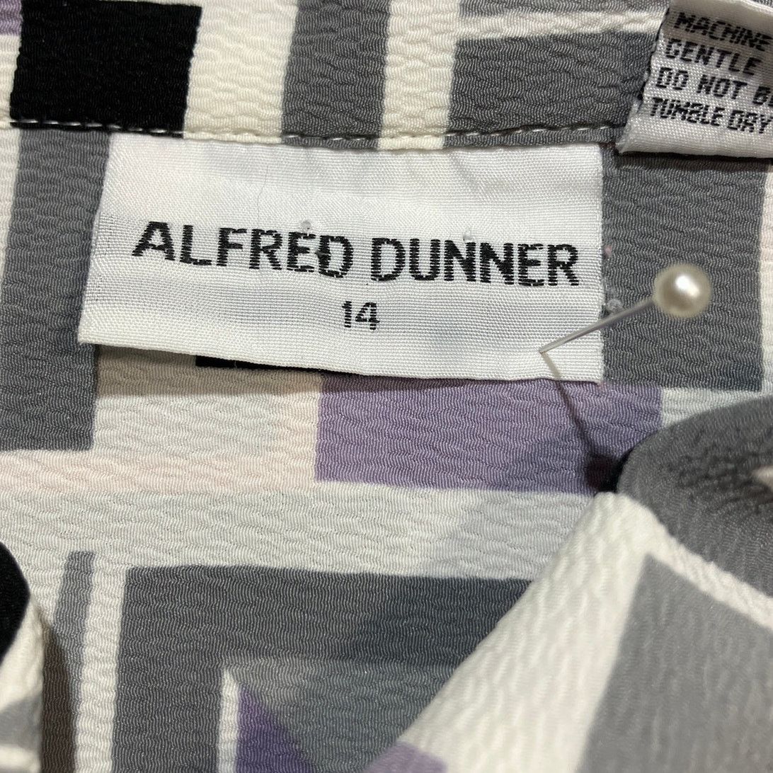 Other Alfred Dunner Vintage Retro Pastels Collared Blouse Women 14 Size XL / US 12-14 / IT 48-50 - 3 Thumbnail