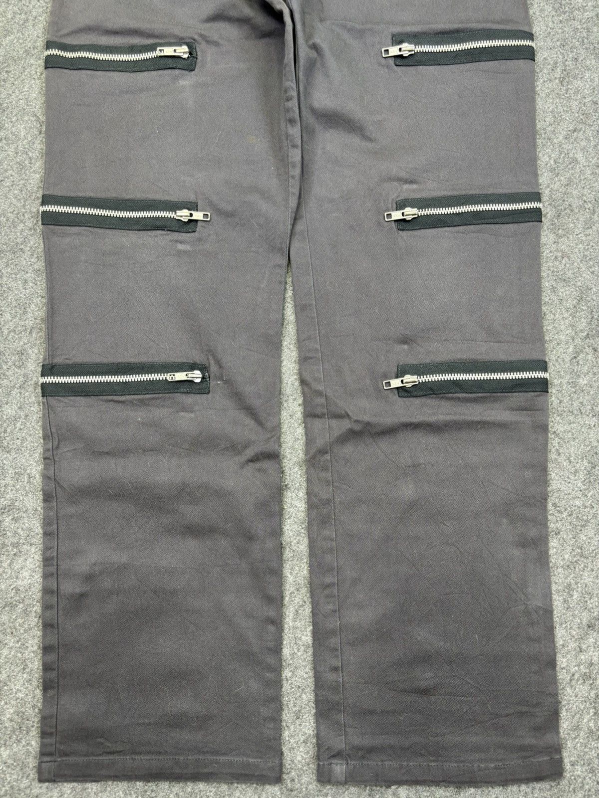 Japanese Brand 💥Punk💥SLASH NUMBER Japan MultiZippe Seditionaries Pant F728 Size US 30 / EU 46 - 4 Thumbnail