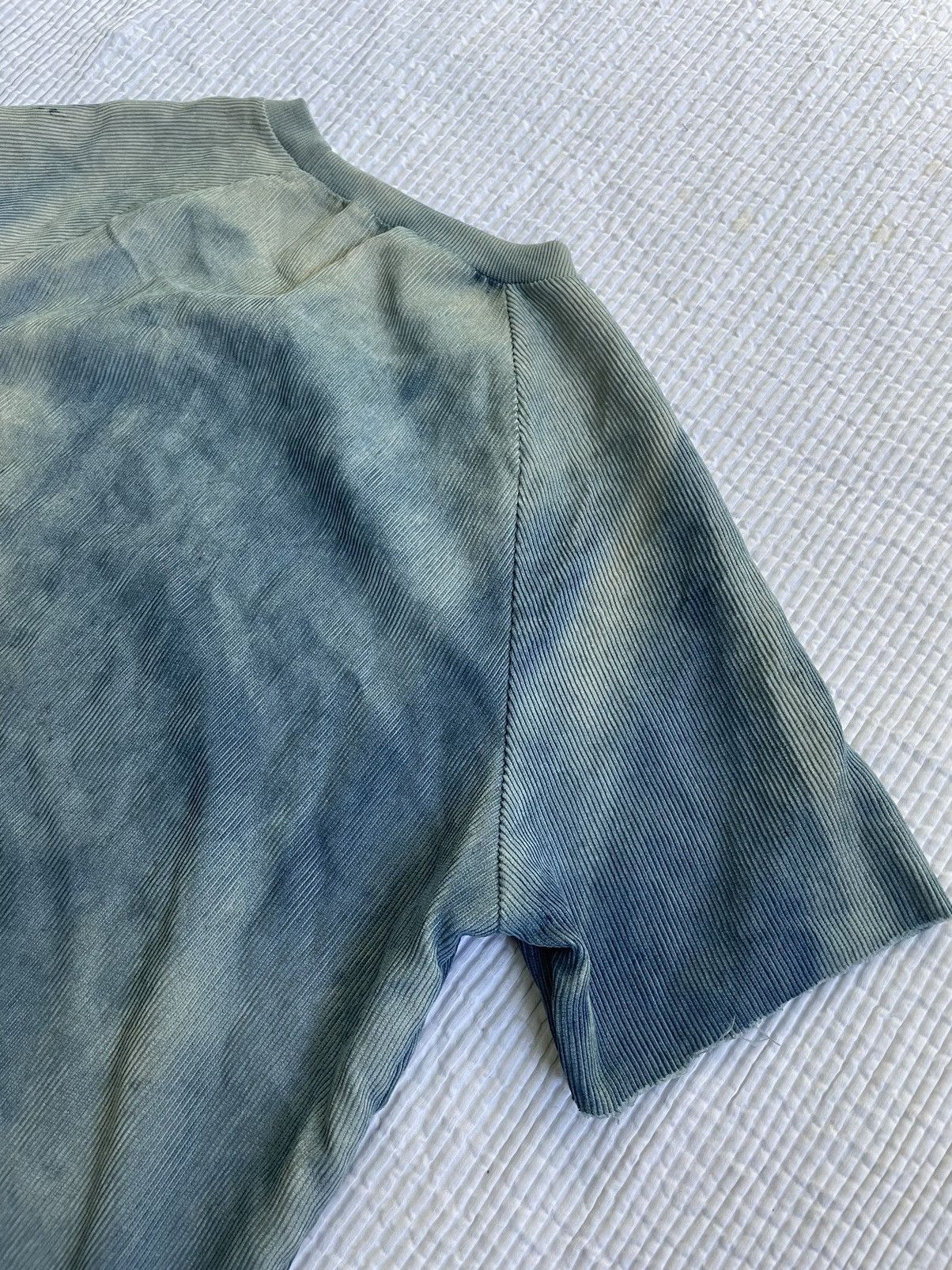 Other Indigo Schloppy Dyed Sun Faded Corduroy Cotton TShirt Size US M / EU 48-50 / 2 - 12 Thumbnail