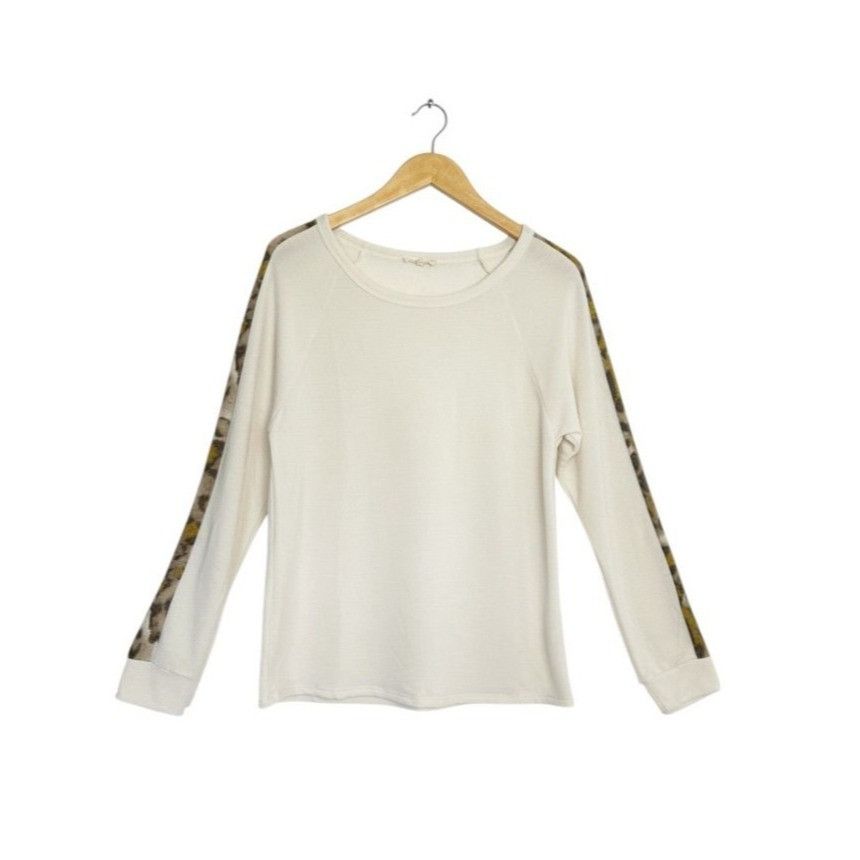 Other Mystree Women's Leopard Print Stripe Jogger Set in Cream / B Size 32" / US 10 / IT 46 - 4 Thumbnail