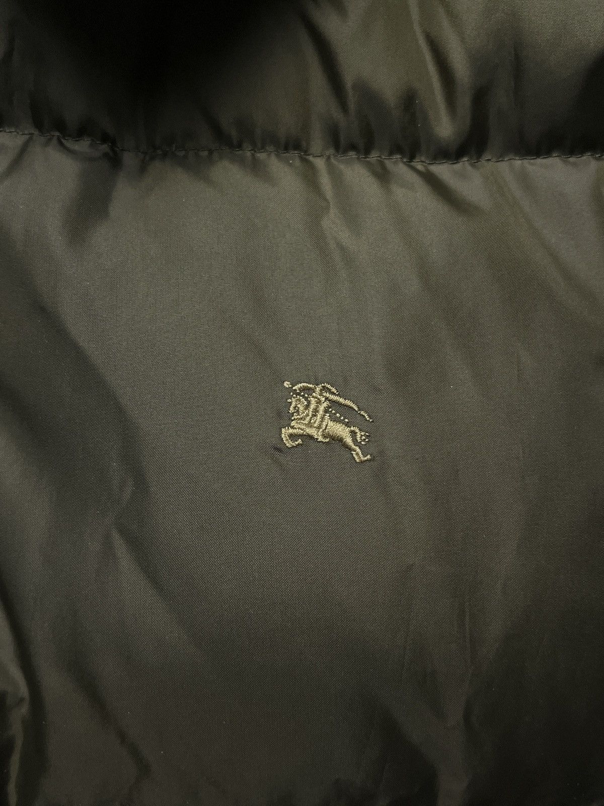 Burberry Vintage Burberry Black Label Japan Fur Puffer Green Jacket Size US M / EU 48-50 / 2 - 3 Thumbnail