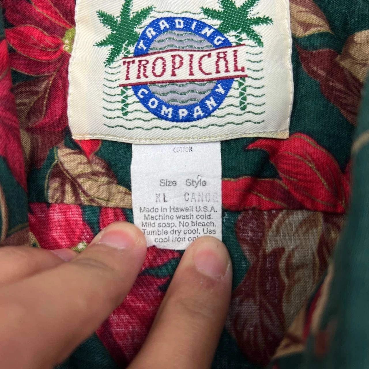 Other Tropical Shirt XL Hawaiian Floral Button Up Cotton Collared Size US XL / EU 56 / 4 - 3 Thumbnail