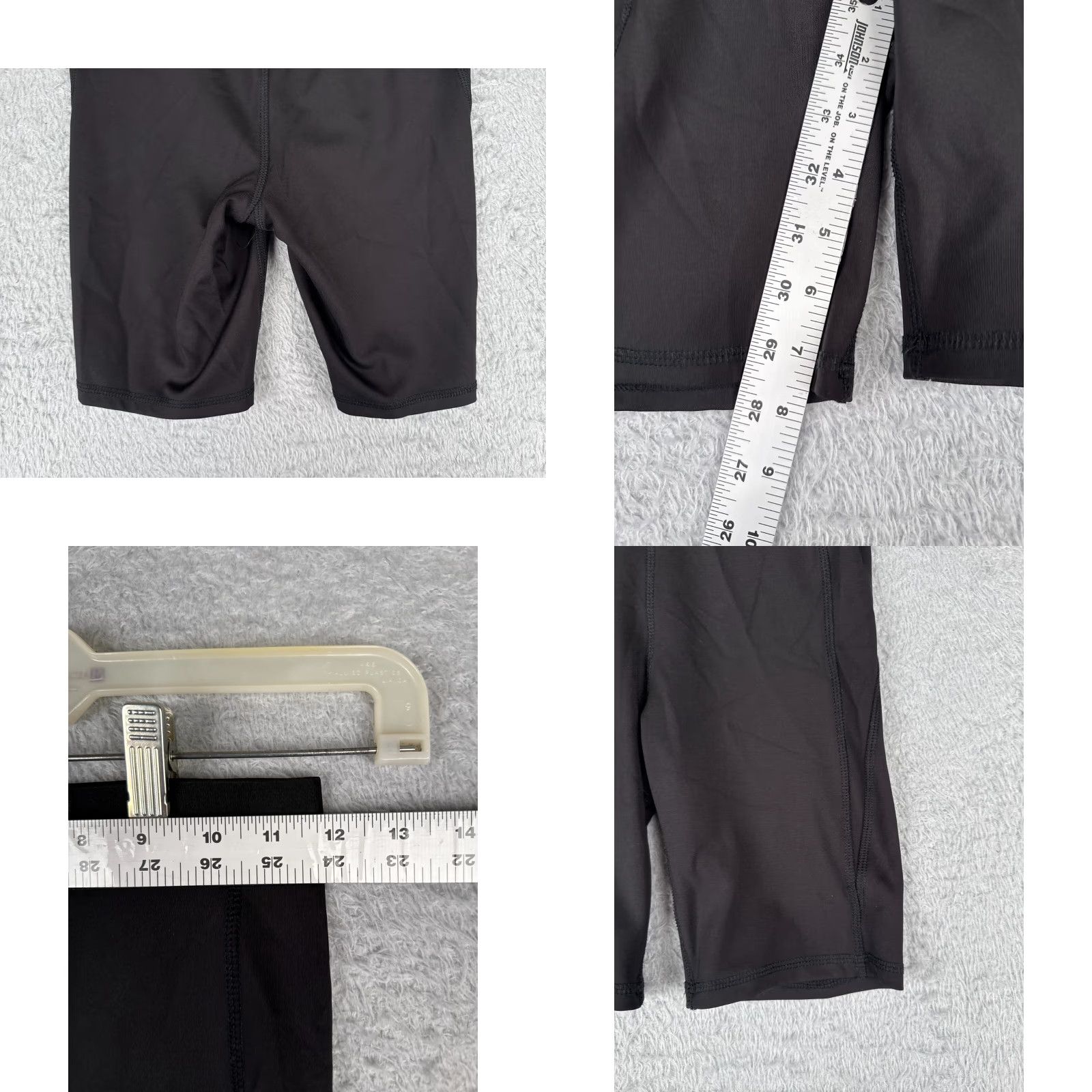 Vintage LF The Brand Compression Shorts Mens XS Black Nylon Spandex Gym Workout Activewear Size US 27 - 8 Thumbnail