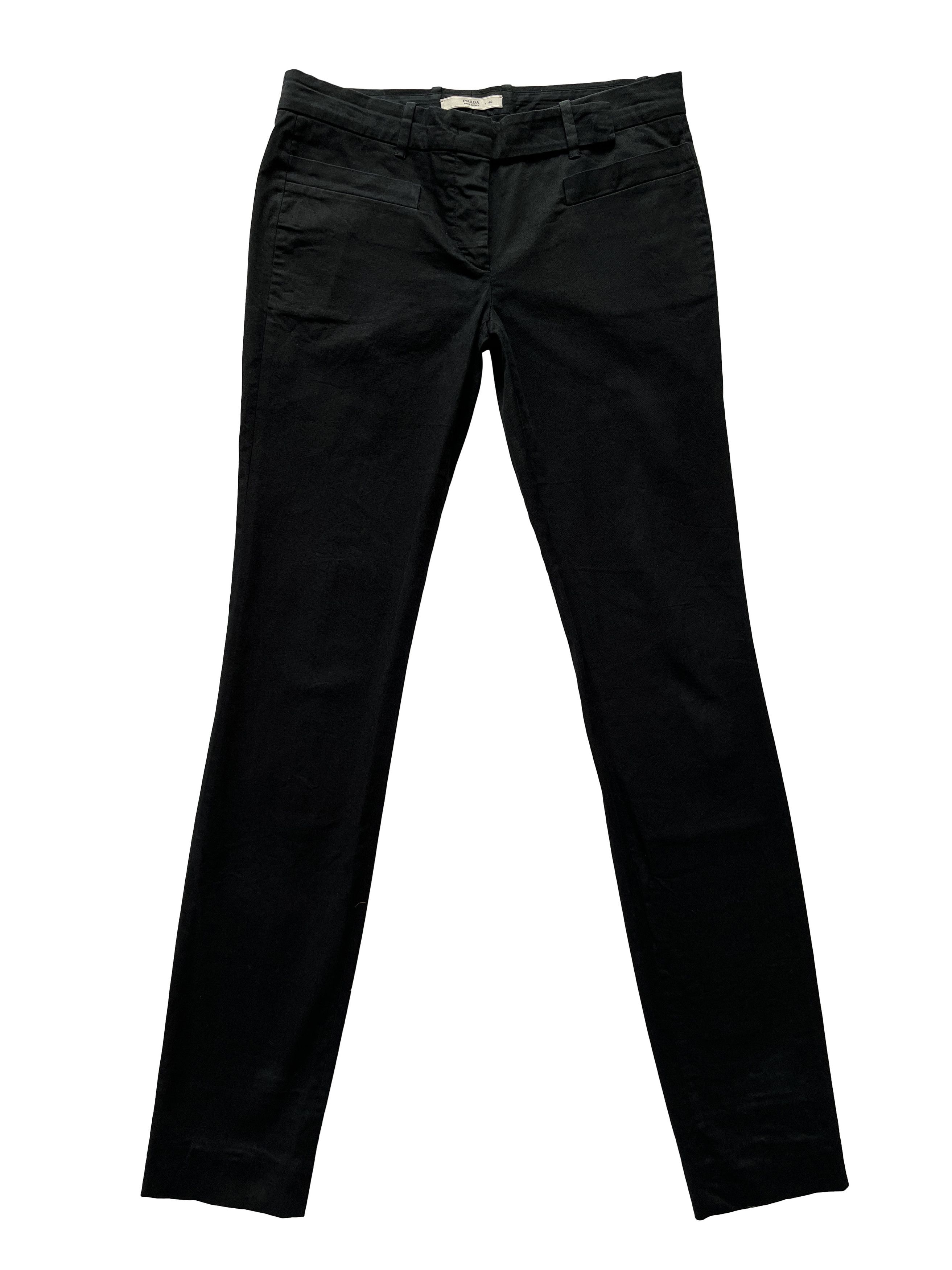 image of 2008 Prada Midnight Blue Pants Trousers, Women's (Size 30)