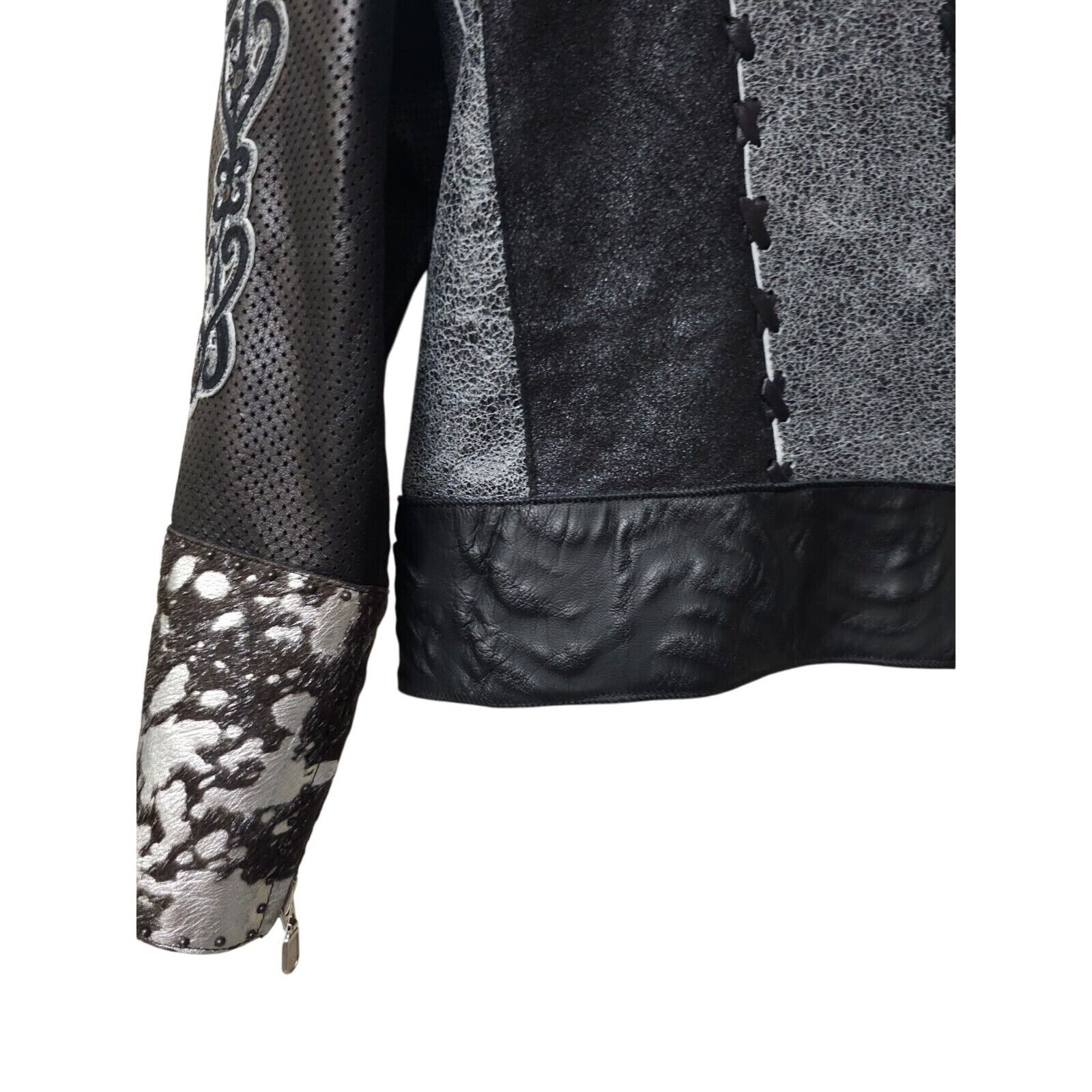 Kaptain Sunshine Kaptain Bubble Mechanic Genuine Embroidered Leather Jacket L Size US L / EU 52-54 / 3 - 10 Thumbnail