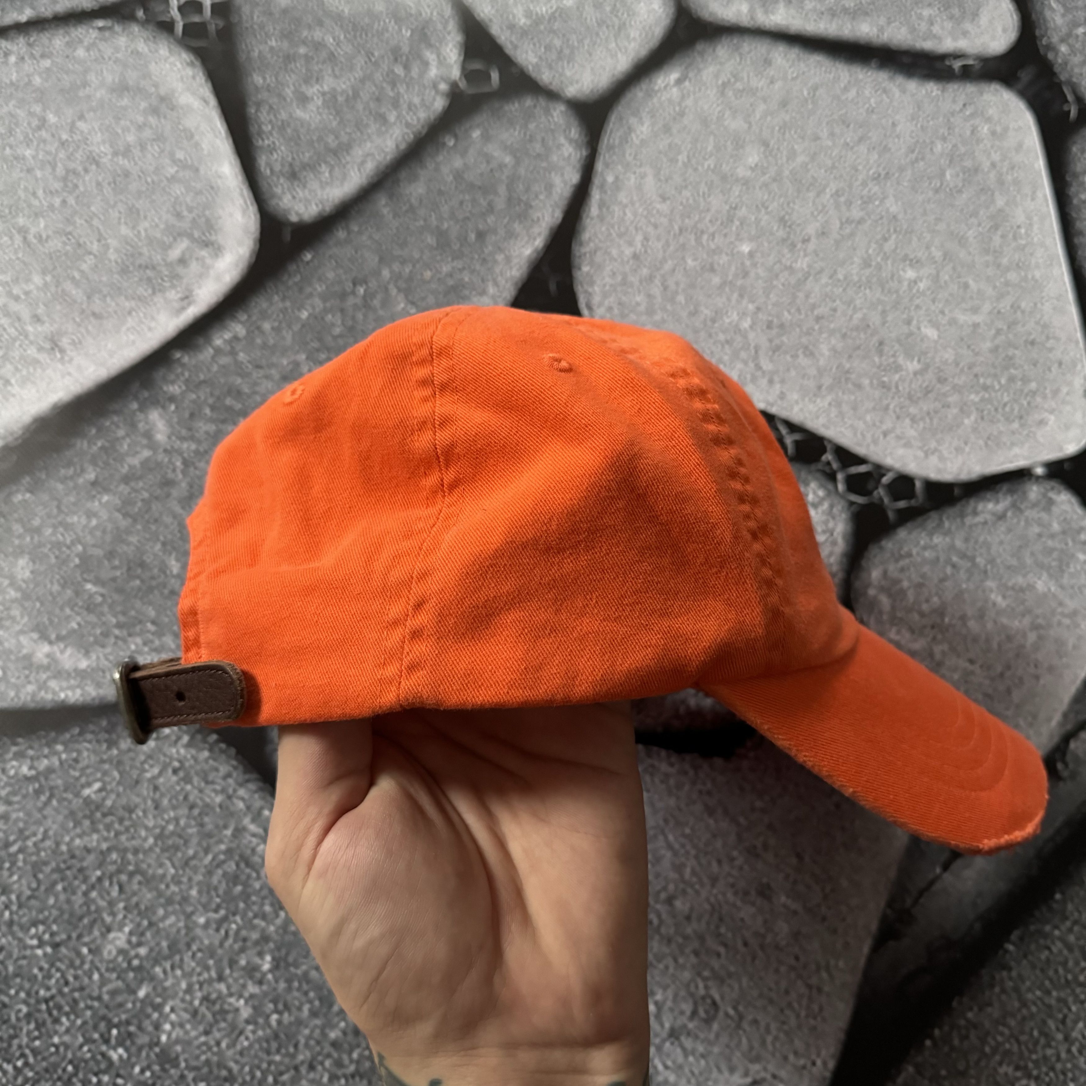 Polo Ralph Lauren × Vintage POLO RALPH LAUREN USS BAYFIELD APA 34 DISTRESSED CAP ORANGE Size ONE SIZE - 8 Thumbnail