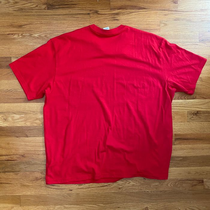 Supreme Red The North Face Printed Pocket T-shirt | Grailed