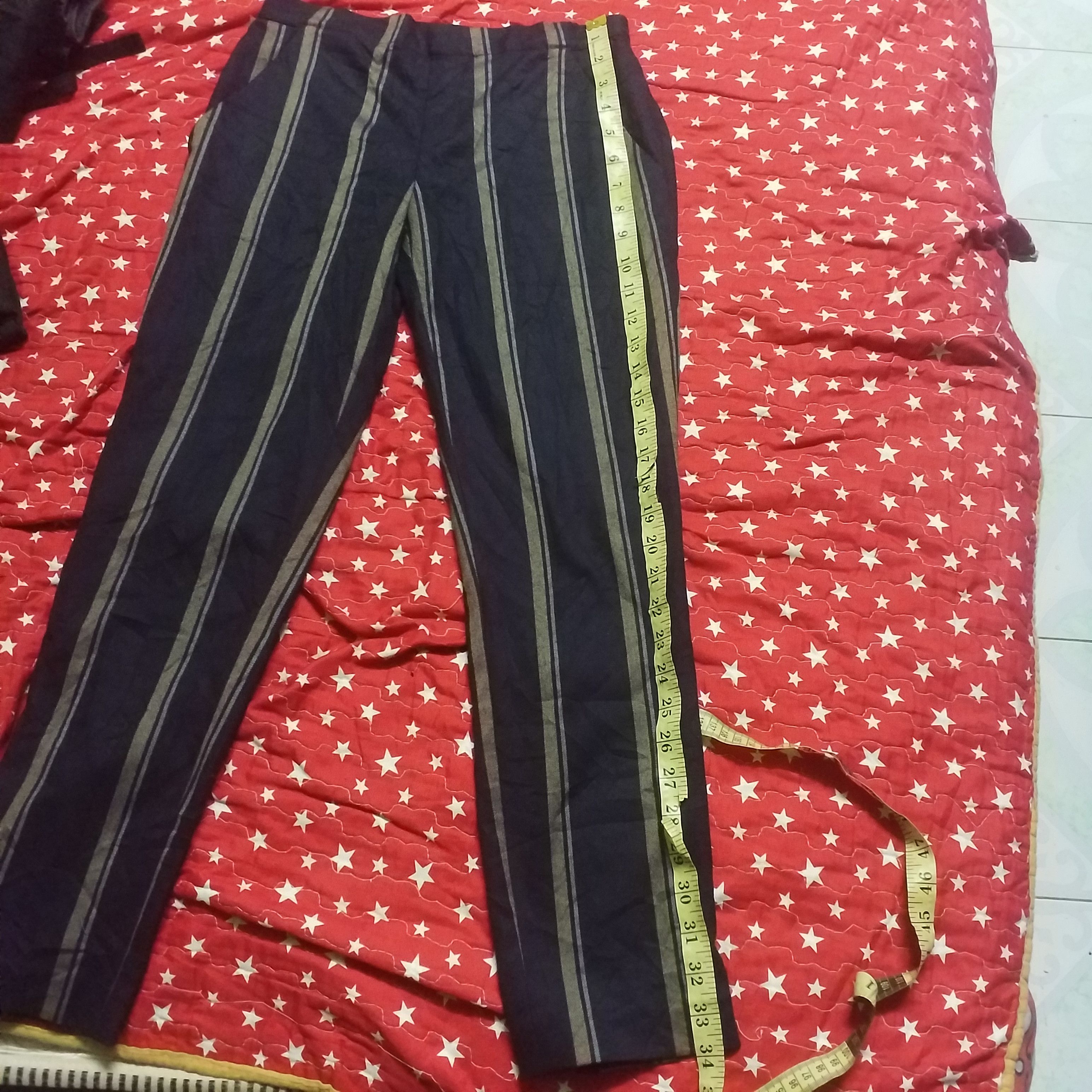 Uniqlo UNIQLO WOMEN STRIPE PANT Size 26" / US 2 / IT 38 - 5 Thumbnail