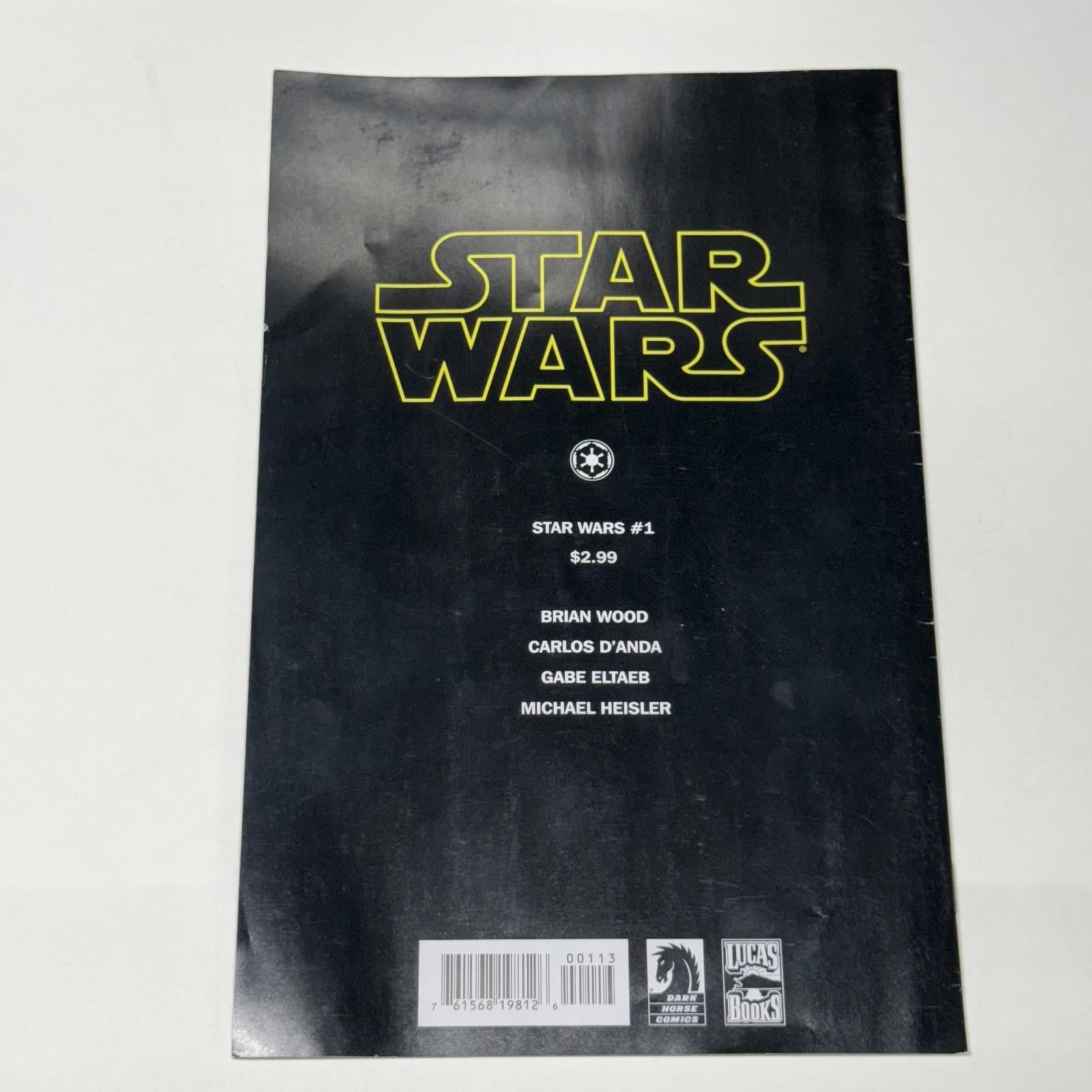 Designer Dark Horse Star Wars #1 FEB 2013 3rd Printing Comic Book Size ONE SIZE - 2 Thumbnail