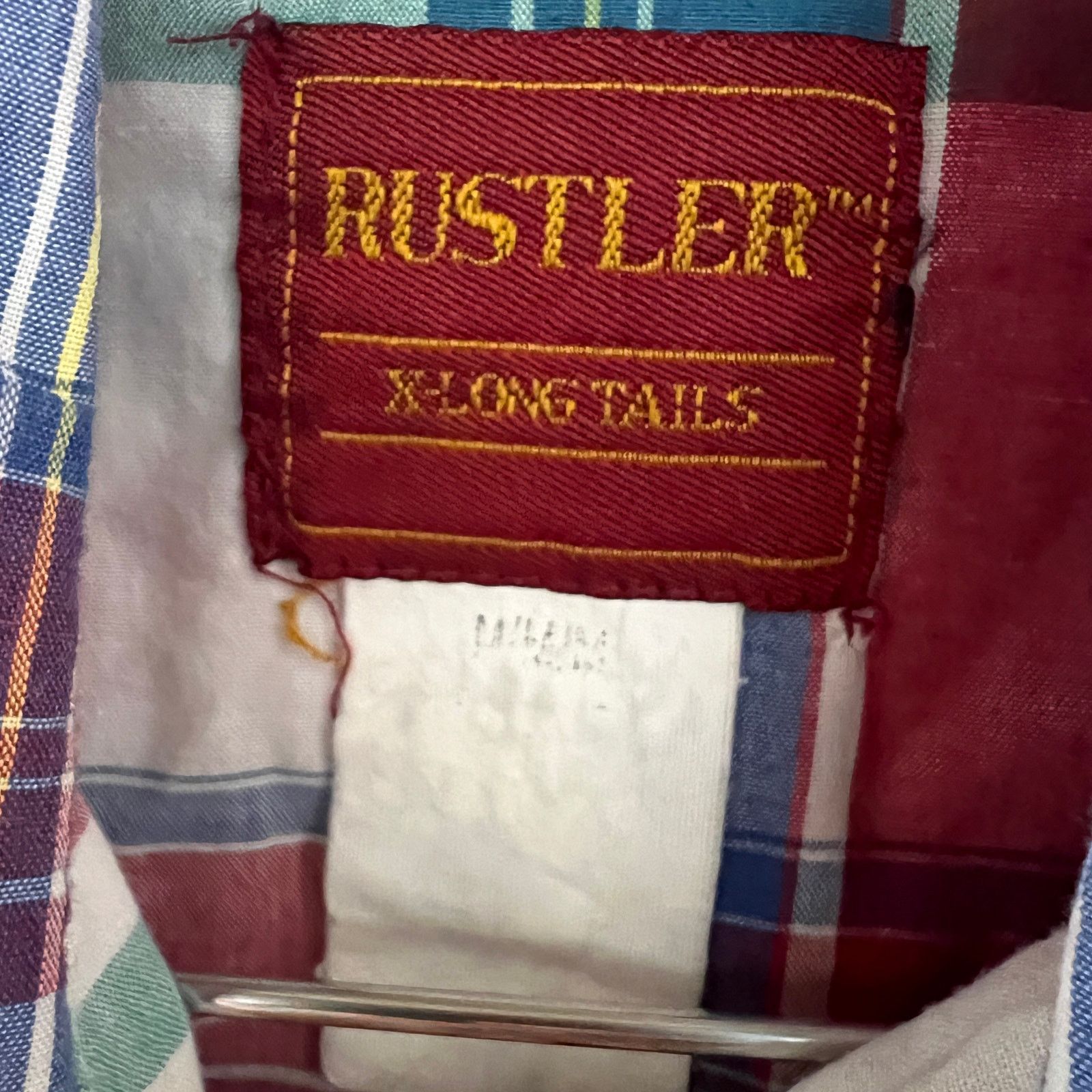 Rustler VTG Men's Rustler Pearl Snap Shirt L 22x29 Size US L / EU 52-54 / 3 - 3 Thumbnail