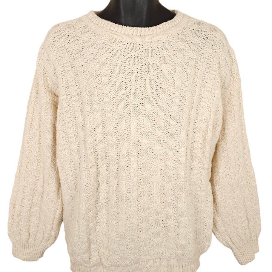 Vintage Vintage TLC Lambert Sweater Mens Size Medium Cream 90s Size US M / EU 48-50 / 2 - 1 Thumbnail