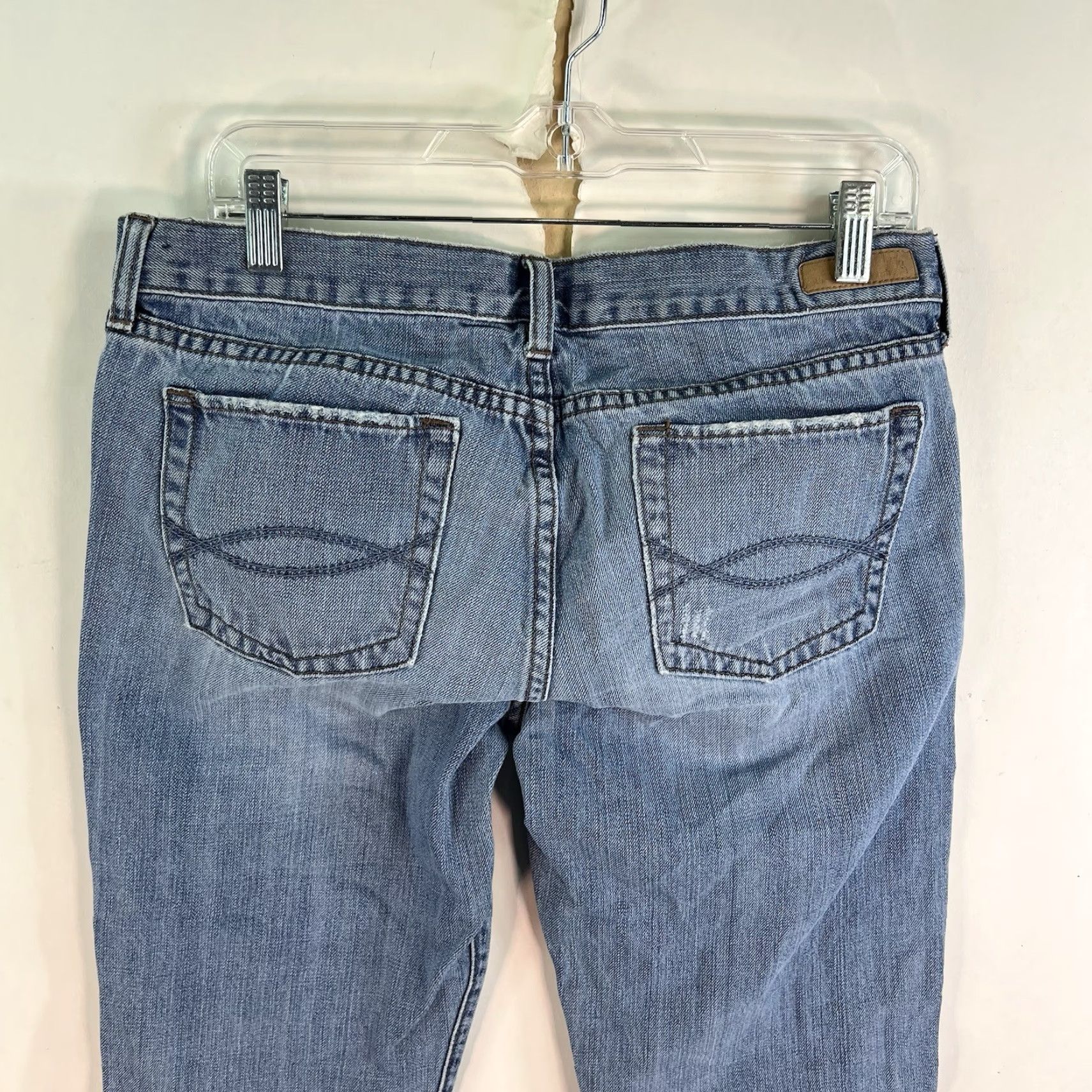 Abercrombie & Fitch Abercrombie & Fitch Womens Casual Regular Bootcut Blue Jeans Size 10 L 34X33 Size 32" / US 10 / IT 46 - 6 Thumbnail
