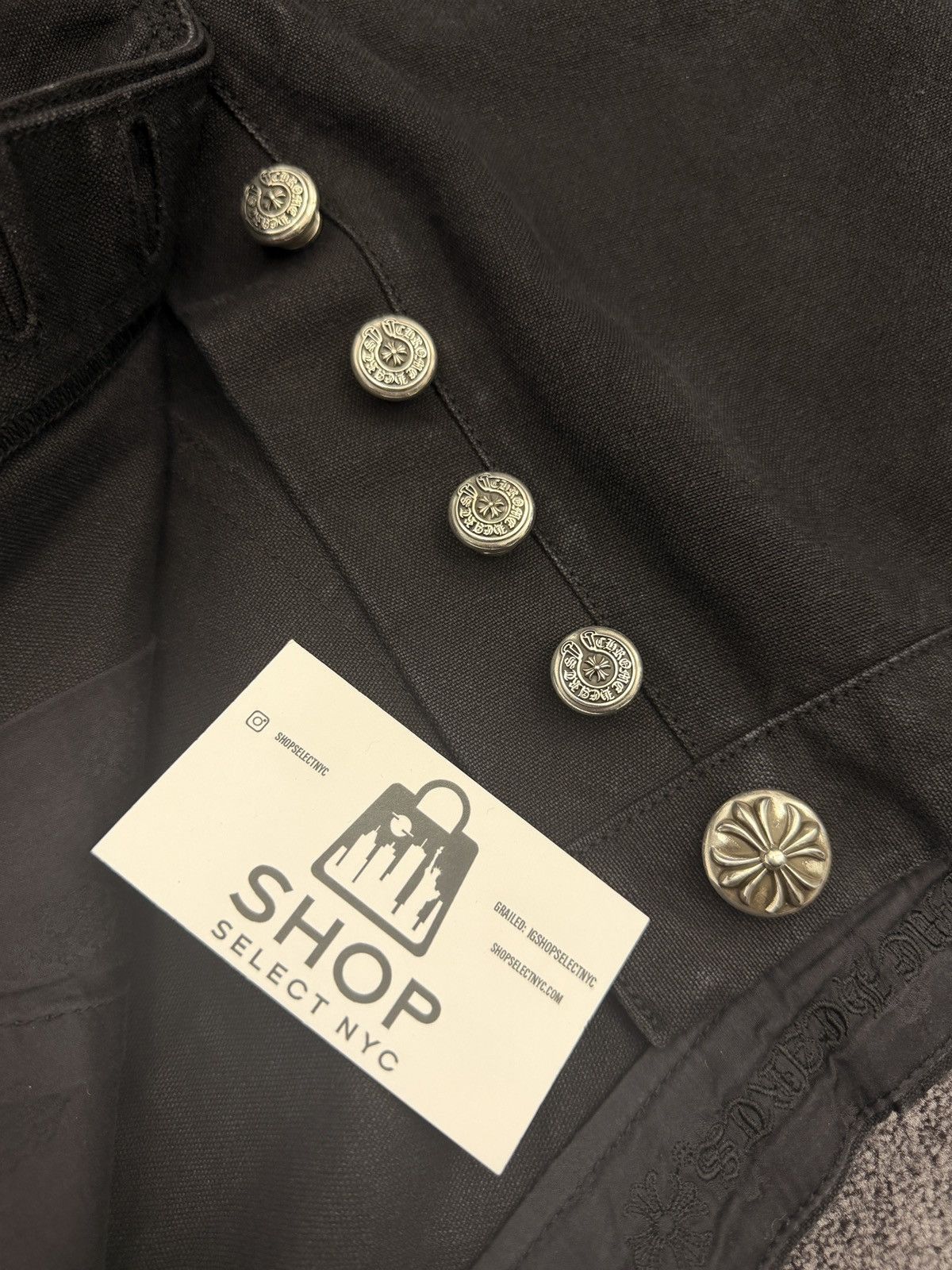 Chrome Hearts NEW CHROME HEARTS FLOOD POCKET CROSS PATCH CARPENTER SHORT Size US 33 - 8 Thumbnail