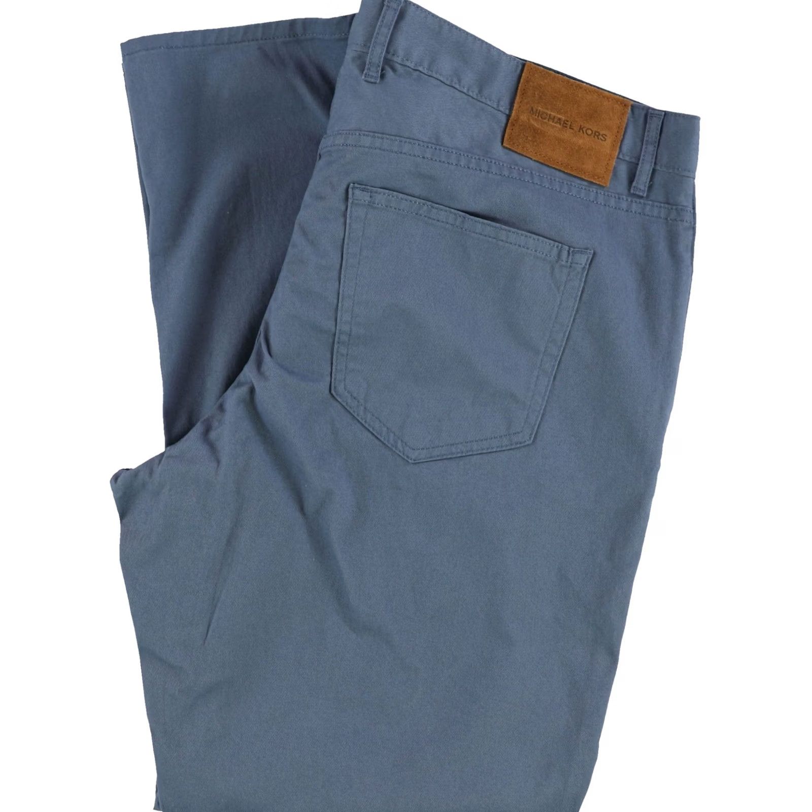 Michael Kors Michael Kors Mens Parker Tapered Slim Chino Casual Pants blue 30 Size US 30 / EU 46 - 2 Thumbnail