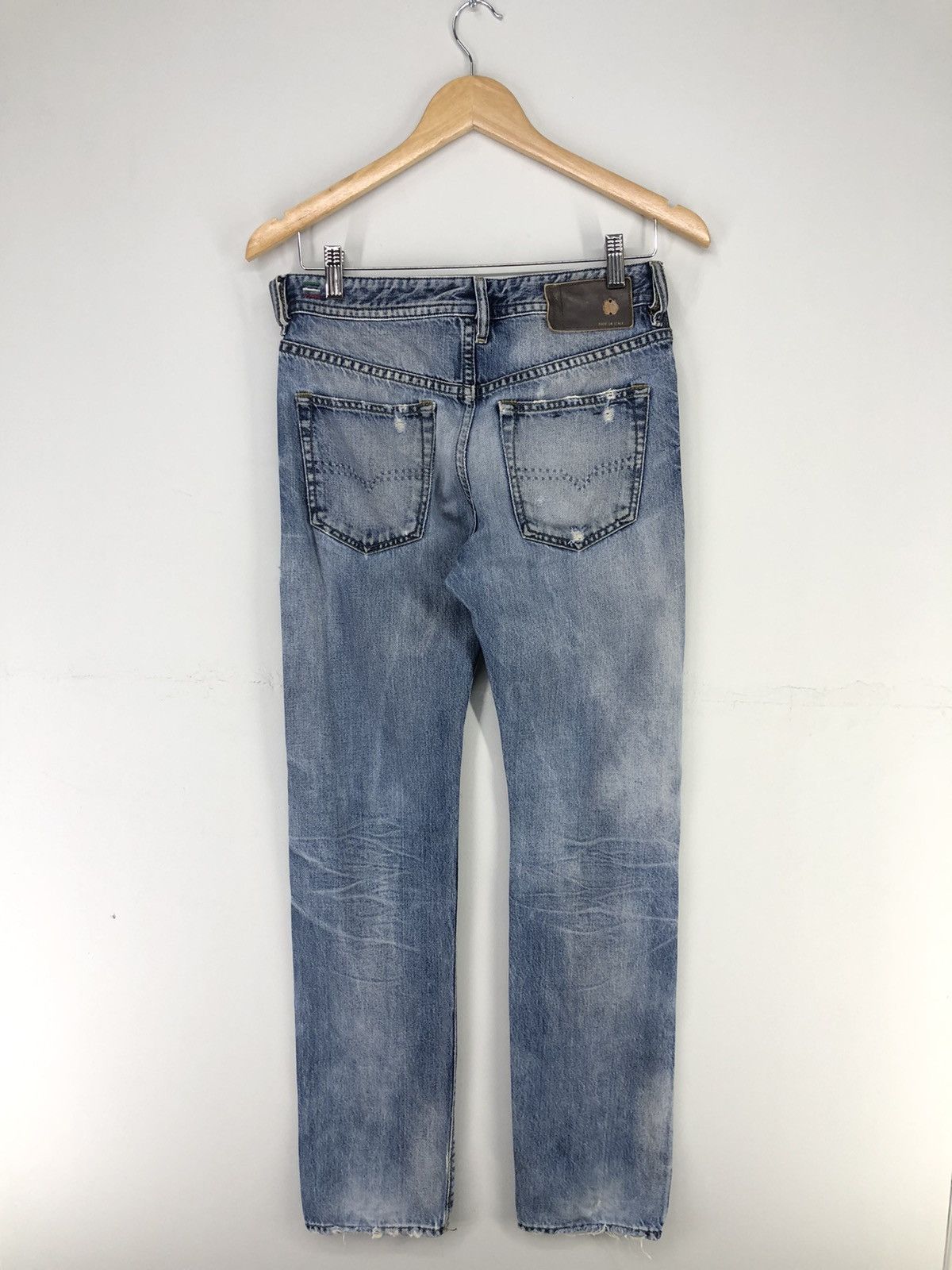 Diesel Vintage Diesel Blue Eyecons 2015/2 Edition Distressed Jeans Size US 28 / EU 44 - 2 Thumbnail