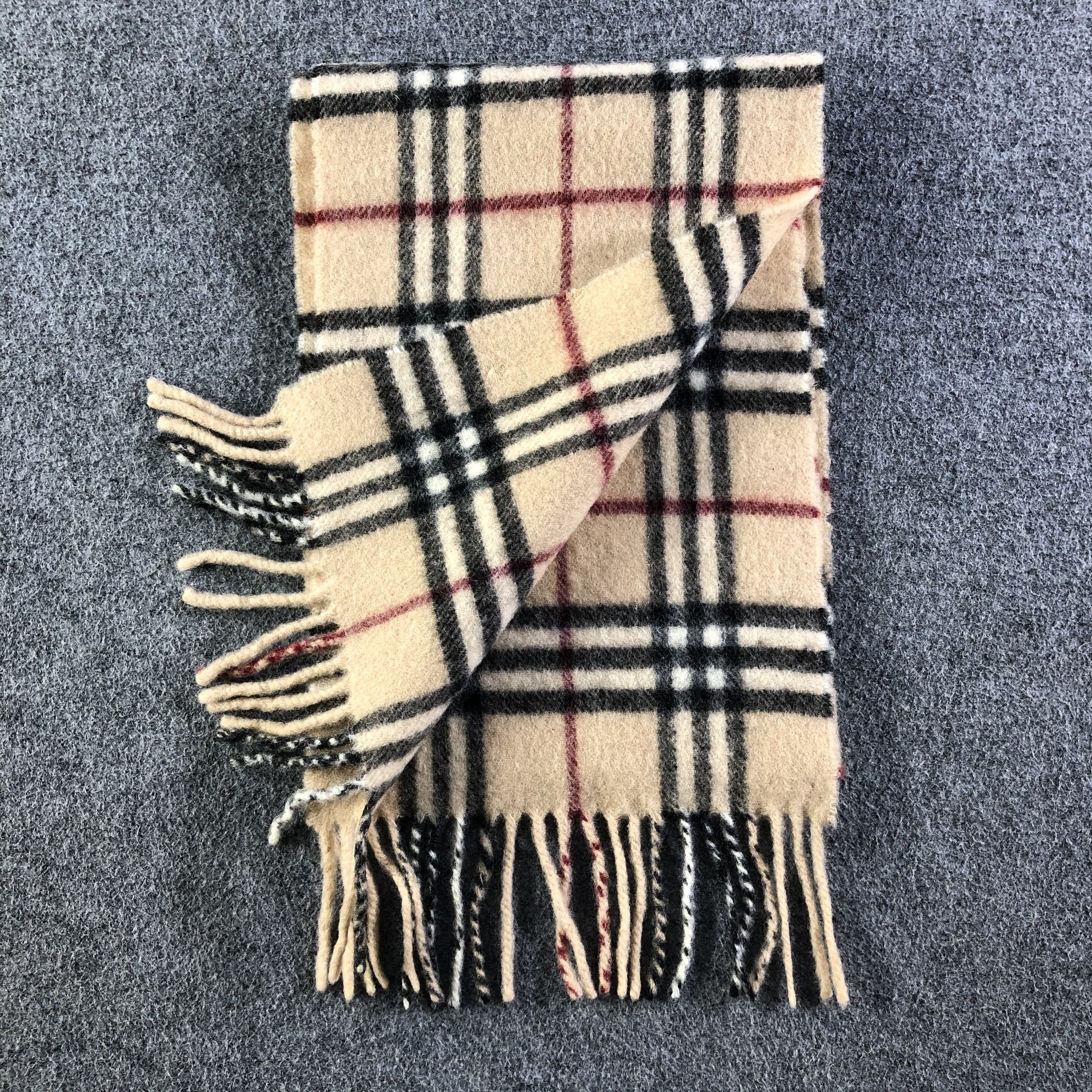 Burberry Burberry Wool Scarf / Muffler / Neckwear Size ONE SIZE - 4 Thumbnail