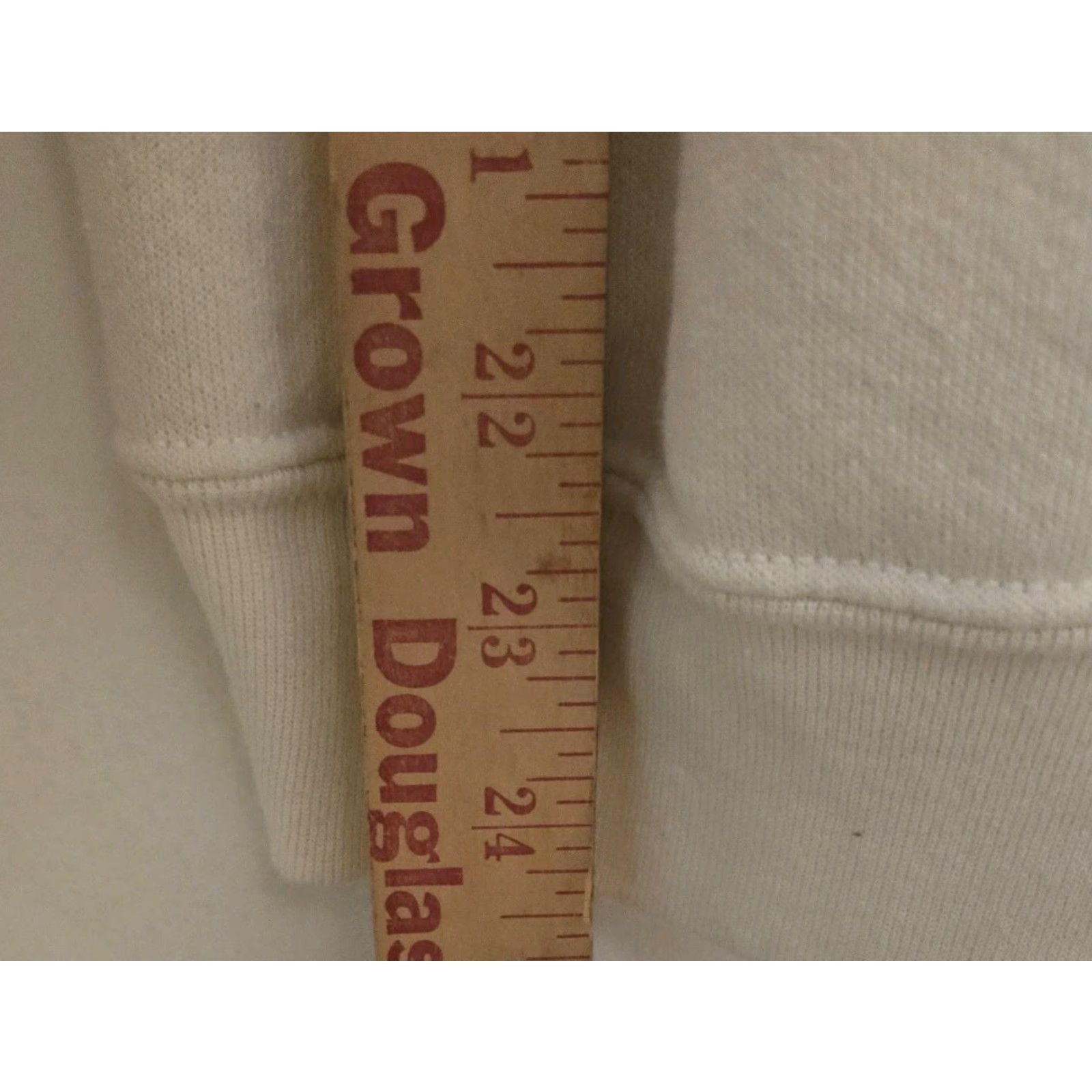Vintage VINTAGE Cream Sweatshirt Flower Hummingbird Women's Large Ivory Pullover Made In The USA Size L / US 10 / IT 46 - 6 Thumbnail