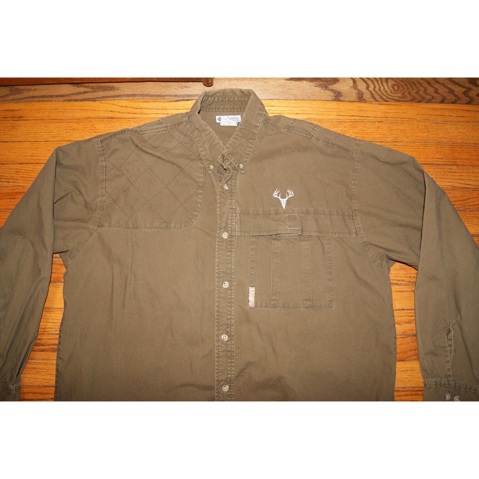 Columbia Columbia Hunting Shirt Mens XL Long Sleeve Deer Buck Logo Size US XL / EU 56 / 4 - 2 Thumbnail