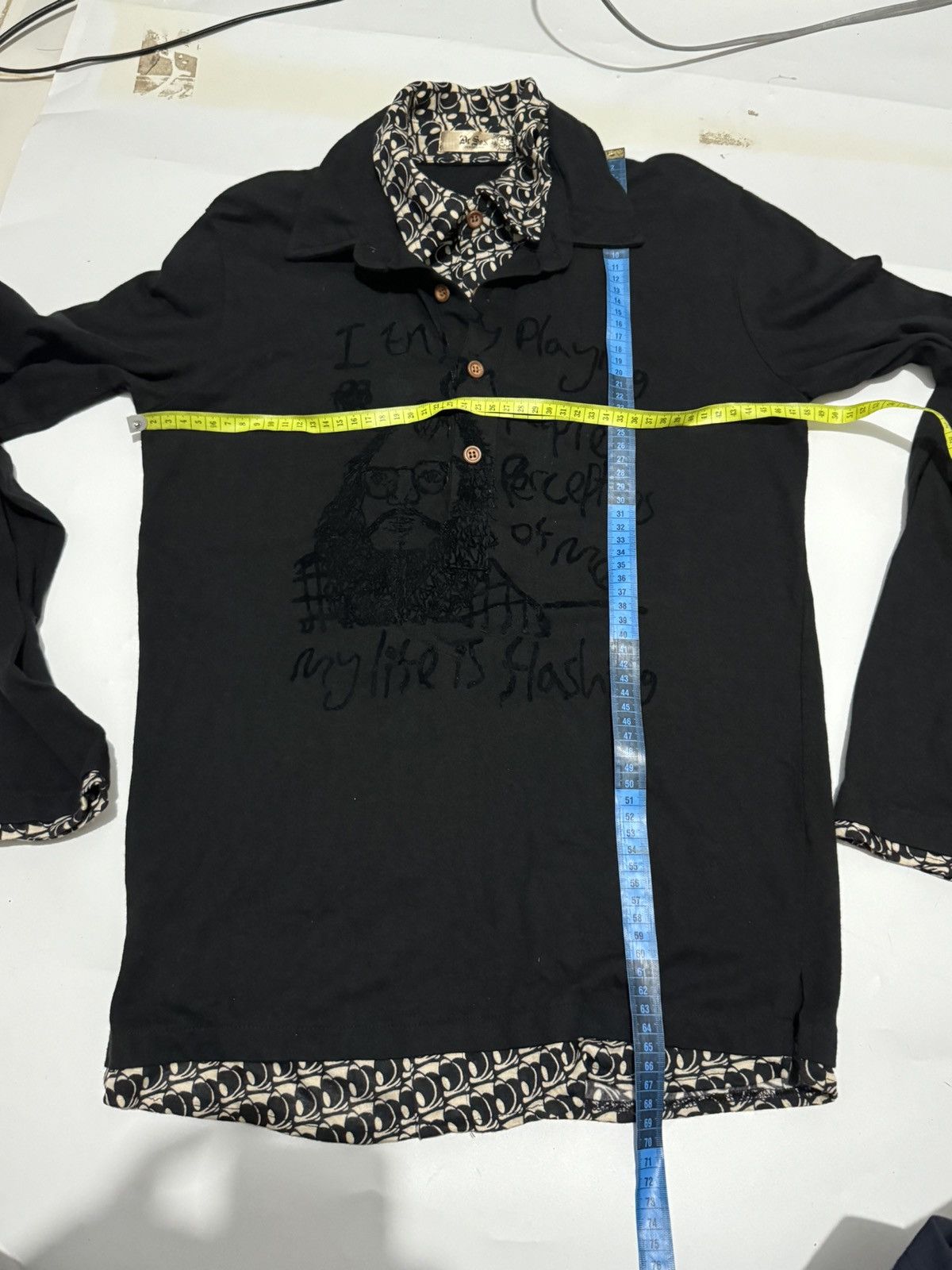 Hysteric Glamour × If Six Was Nine × Japanese Brand Japanese Drsox Poem Double Layers Size US M / EU 48-50 / 2 - 8 Thumbnail