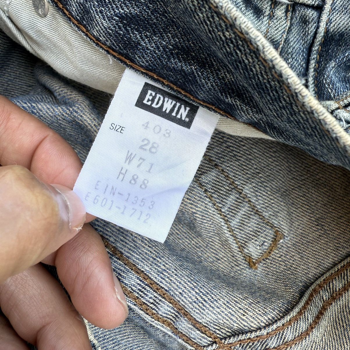 Edwin VINTAGE EDWIN FADED RIPPEP JEAN DENIM PANTS Size US 29 - 12 Thumbnail