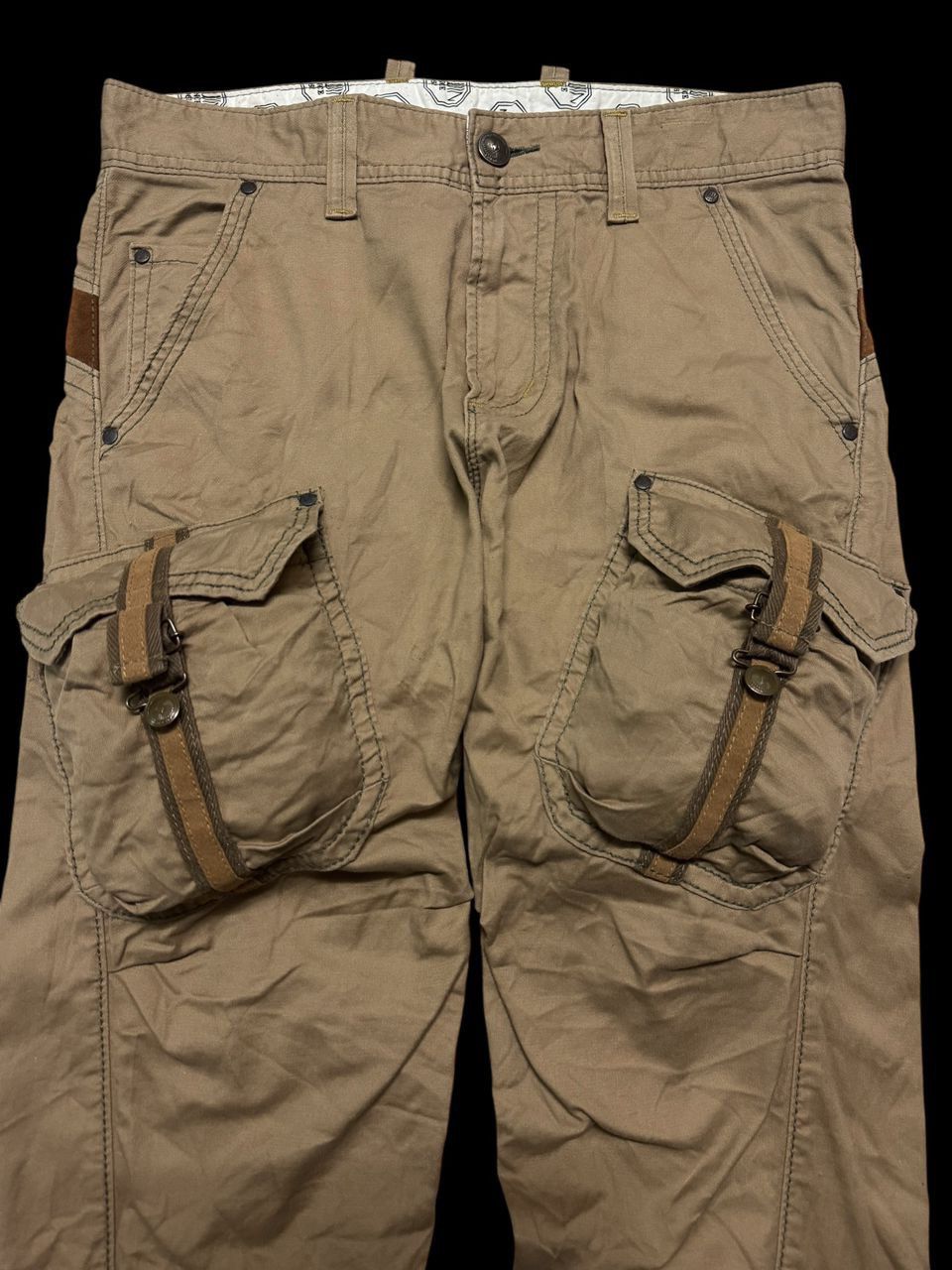 Edwin 💥Rare💥Vintage Edwin 3D Insane Pocket Bushpants Twist Leg Size US 32 / EU 48 - 6 Thumbnail