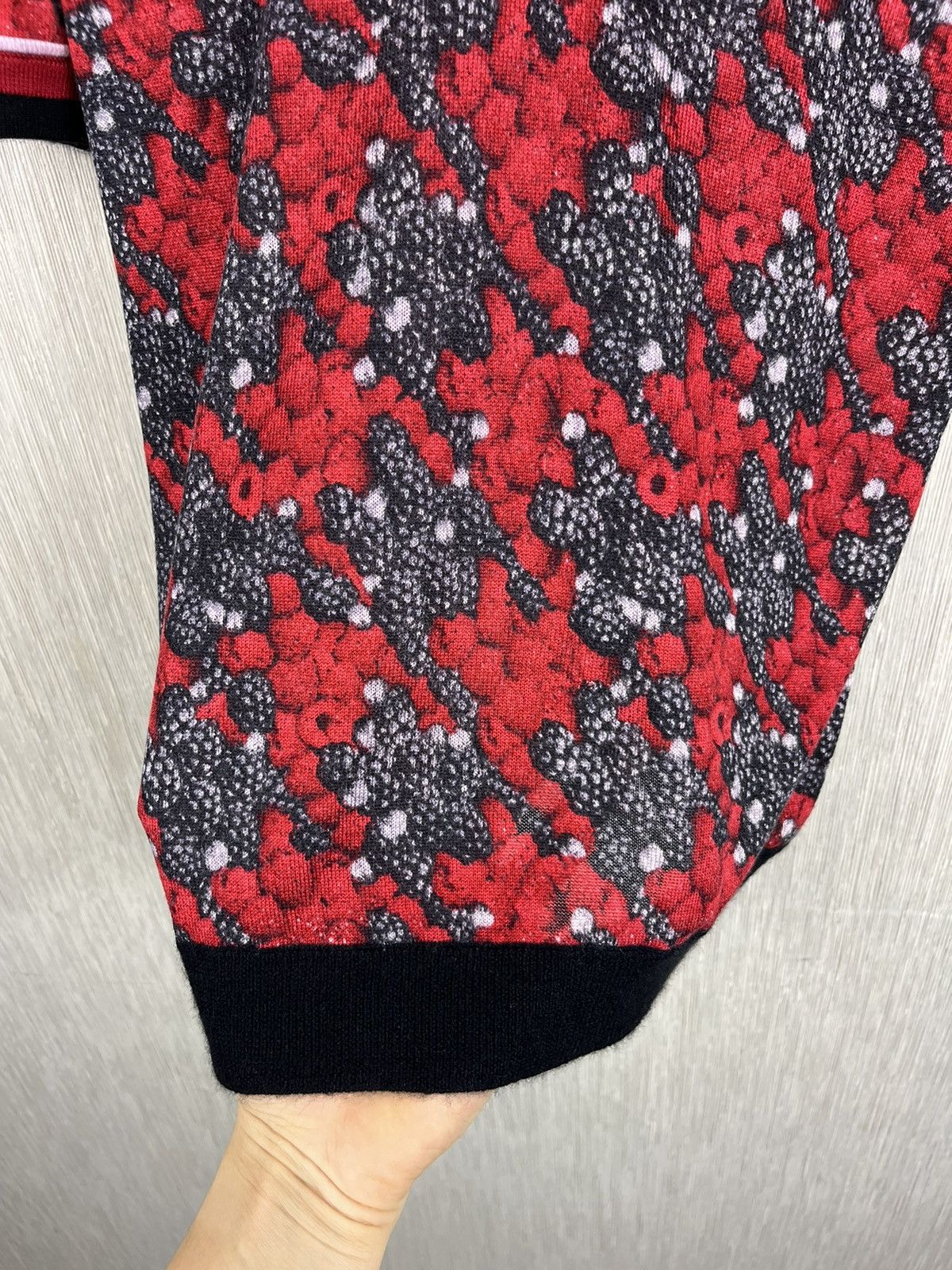 Designer × Just Cavalli Just Cavalli silk cashmere full print v-neck sweater luxury Size M / US 6-8 / IT 42-44 - 11 Thumbnail