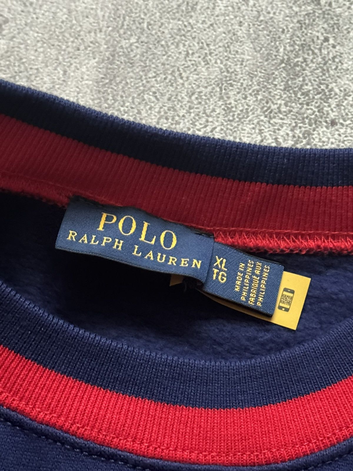 Polo Ralph Lauren × Ralph Lauren × Vintage Polo Ralph Lauren XL relaxed sweatshirt Wmns long sleeve 00s Size XL / US 12-14 / IT 48-50 - 9 Thumbnail