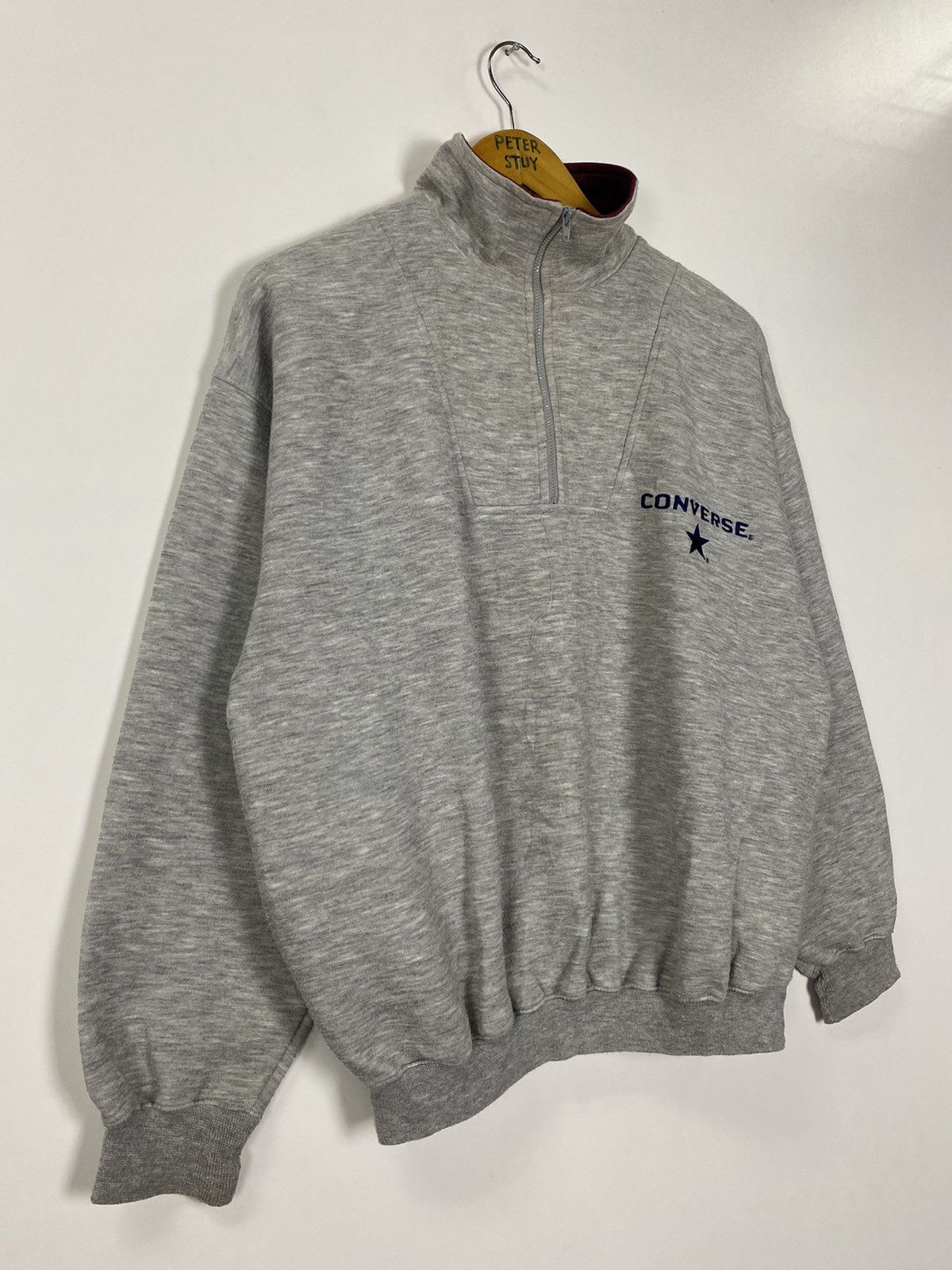 Converse × Vintage Vintage 90s Converse Sweater Size US M / EU 48-50 / 2 - 5 Thumbnail