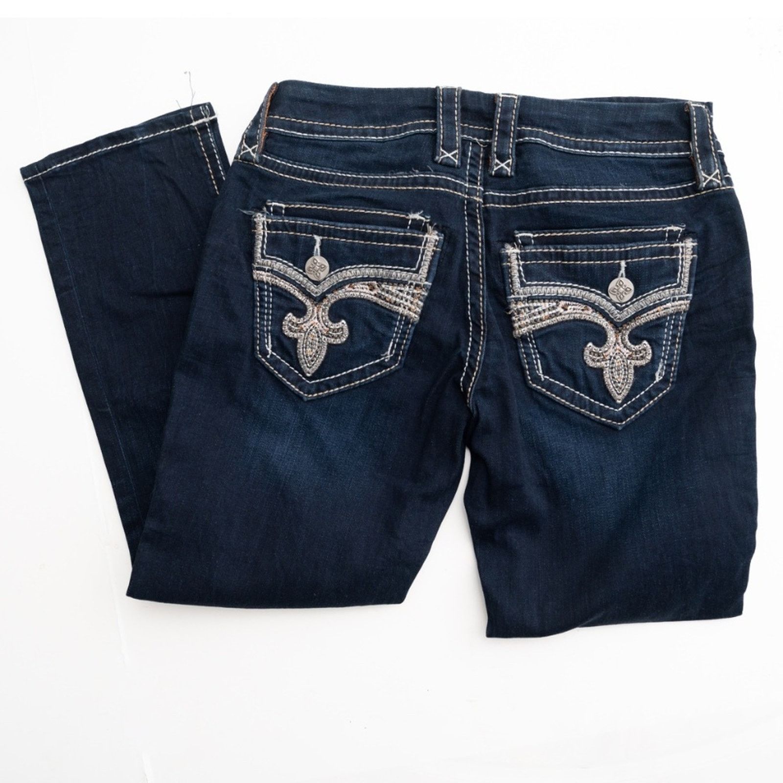 Rock Revival Rock Revival - Yara Cuffed Stretch Capri Jean Size 26" / US 2 / IT 38 - 6 Thumbnail