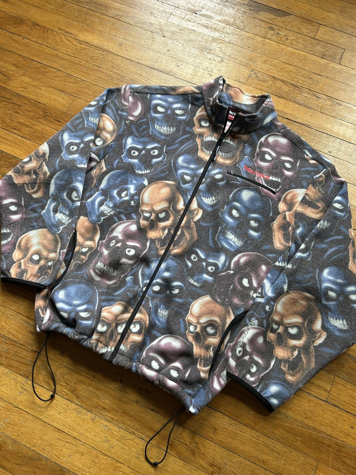 Supreme Supreme Marmot Skull Pile Fleece Size US XL / EU 56 / 4 - 2 Thumbnail