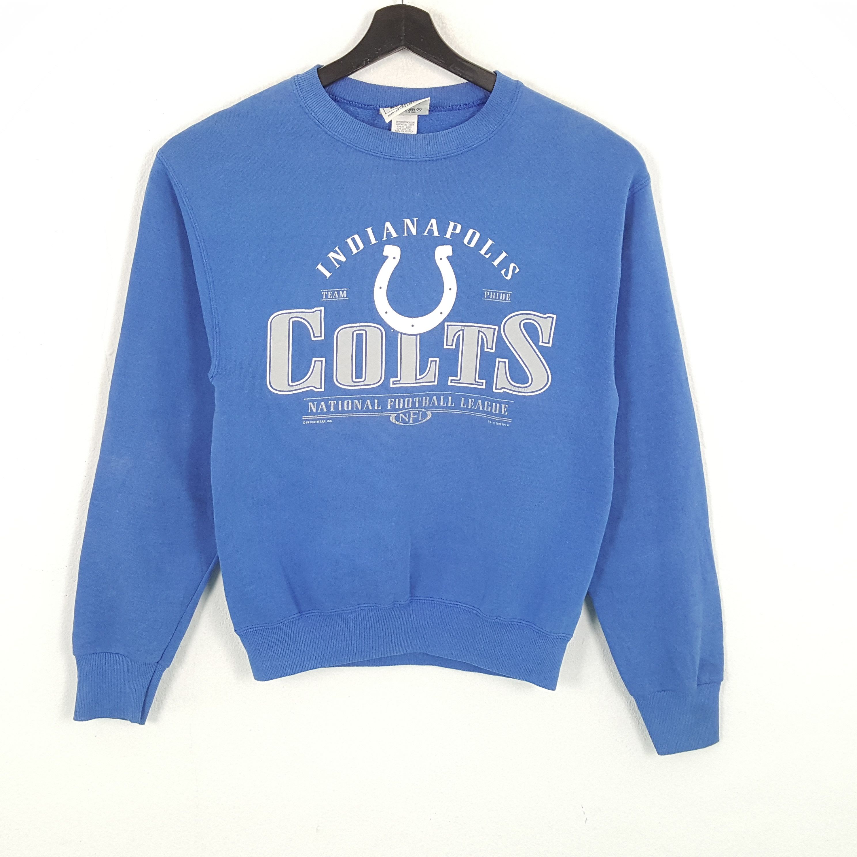 Lee × NFL × Vintage NFL INDIANA POLOS COLTS Football Team Vintage Sweatshirt Size US S / EU 44-46 / 1 - 1 Thumbnail