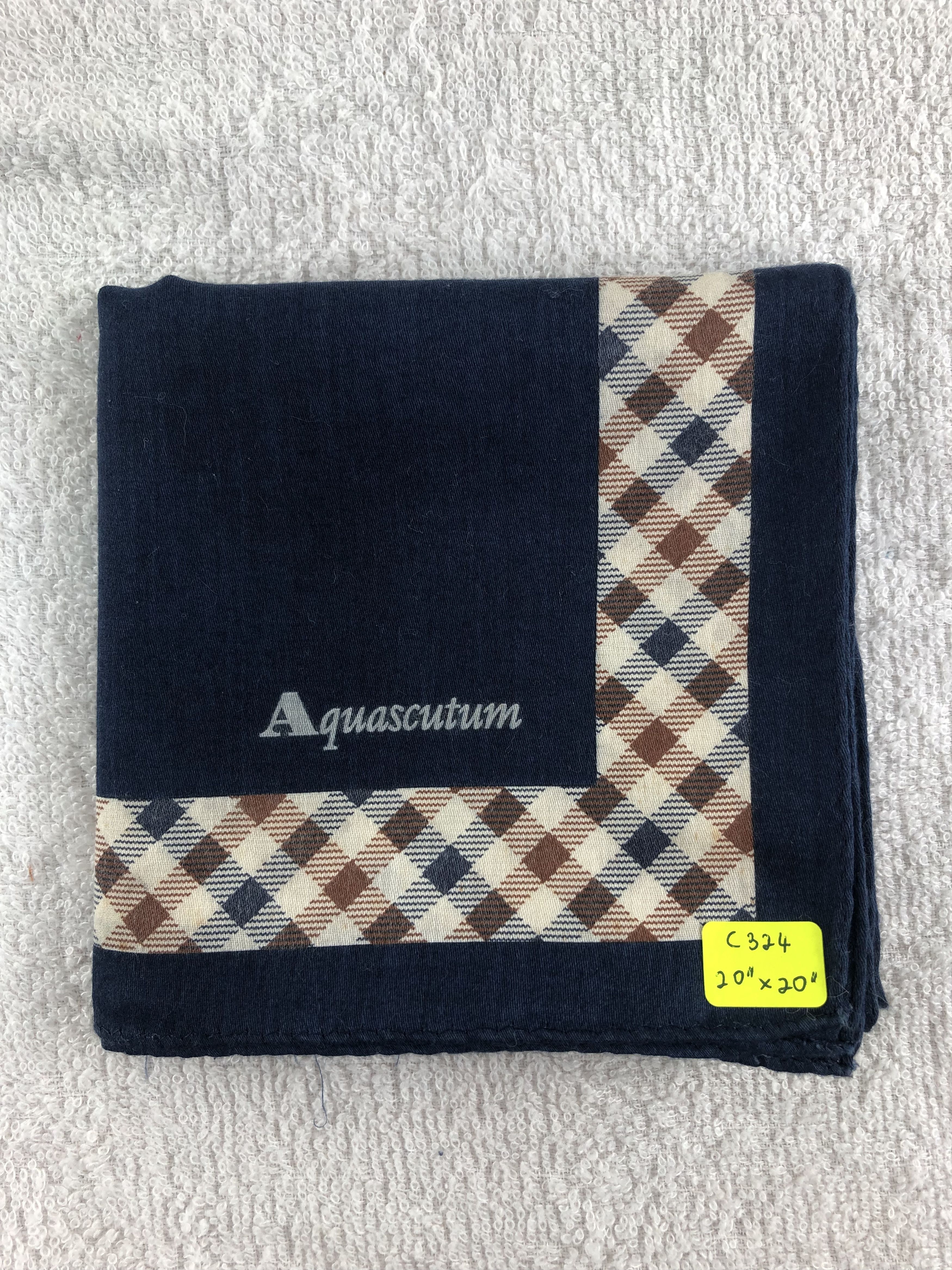 Aquascutum Aquasqutum Handkerchief / Bandana / Neckerchief C324 Size ONE SIZE - 6 Thumbnail