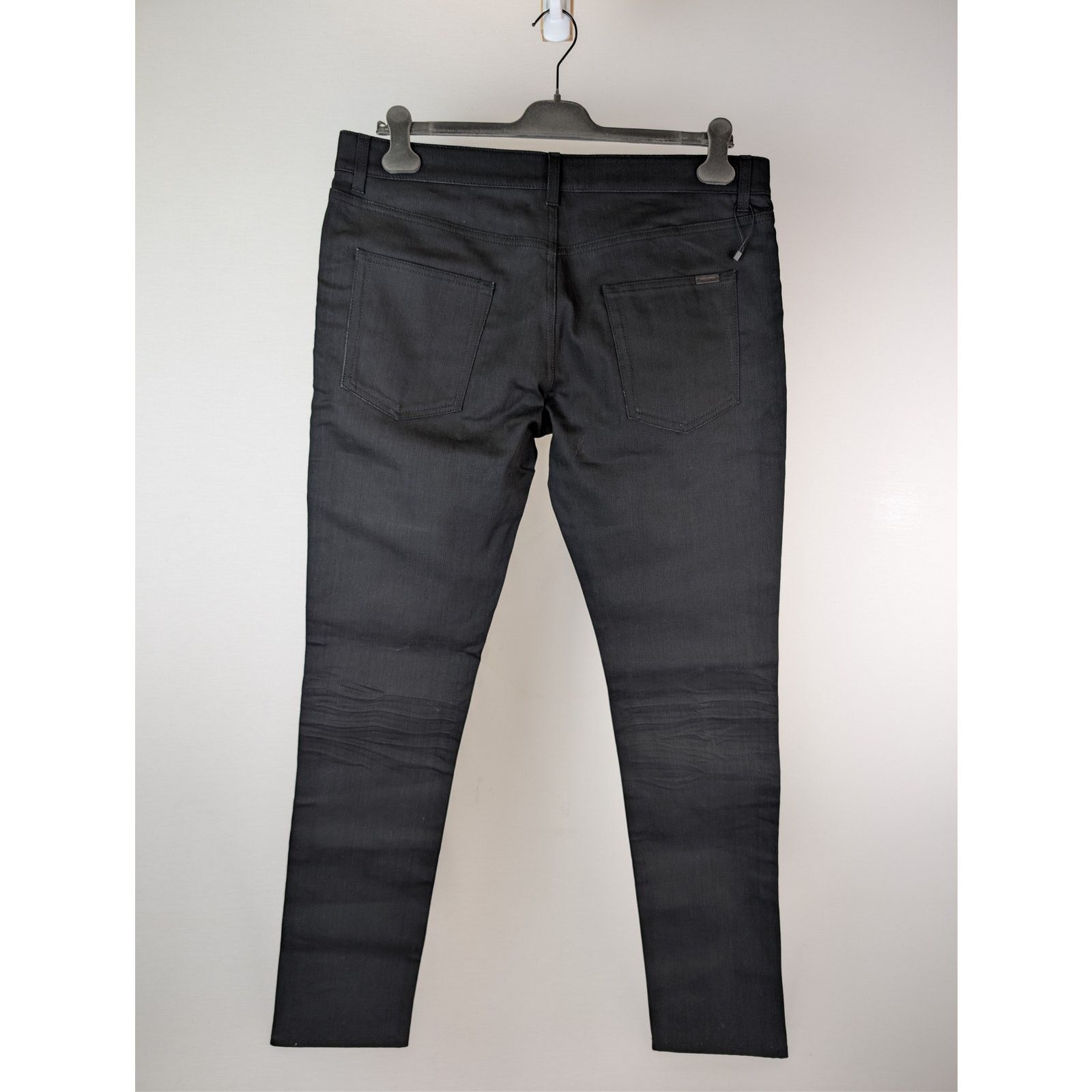 Saint Laurent Paris o1rshd1 Q:2 / Slim Fit Jean Denim in Black Size US 36 / EU 52 - 10 Thumbnail