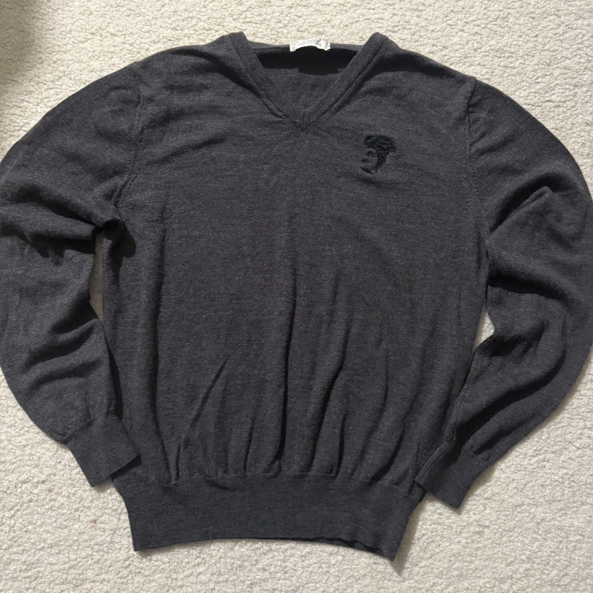 Versace Vintage versace collection crewneck dark gray Size US L / EU 52-54 / 3 - 1 Thumbnail