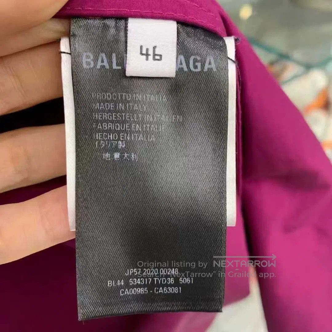 Balenciaga Balenciaga Letter Print Colorblock School Jacket. Size US S / EU 44-46 / 1 - 3 Thumbnail