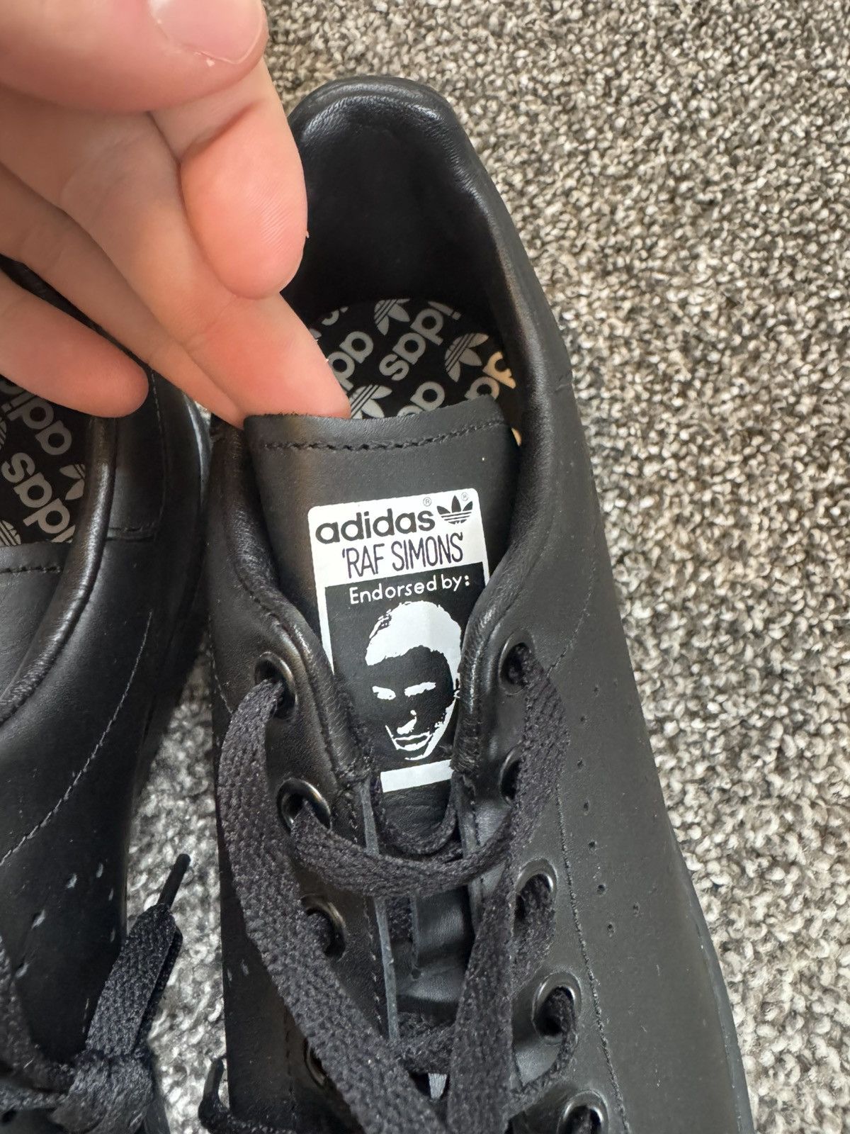 Adidas × Raf Simons Adidas X Raf Simons Stan Smith Black Size US 10 / EU 43 - 4 Thumbnail