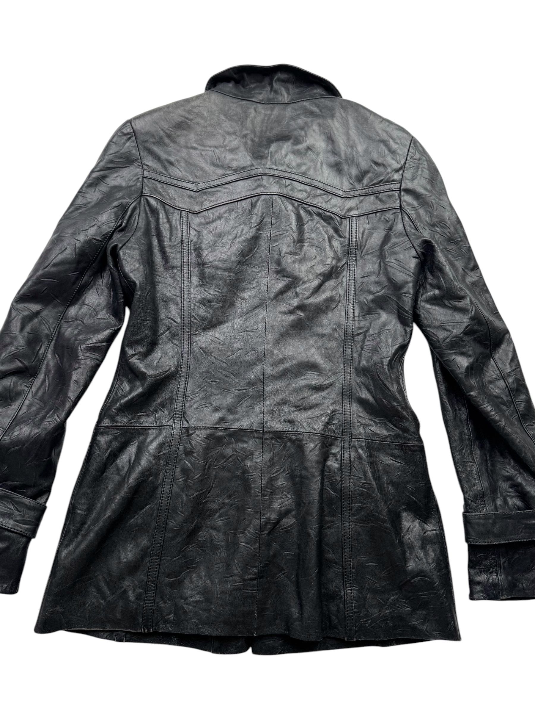 Japanese Brand Vintage Leather Jacket With Belted W155(V9) Size S / US 4 / IT 40 - 7 Thumbnail