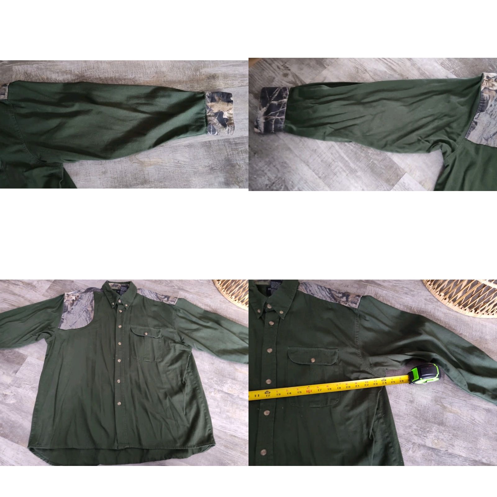 Vintage H.S. Strut Sportswear Hunting Shooting Button Down LS Shirt Camo Green XL Size US XL / EU 56 / 4 - 8 Thumbnail